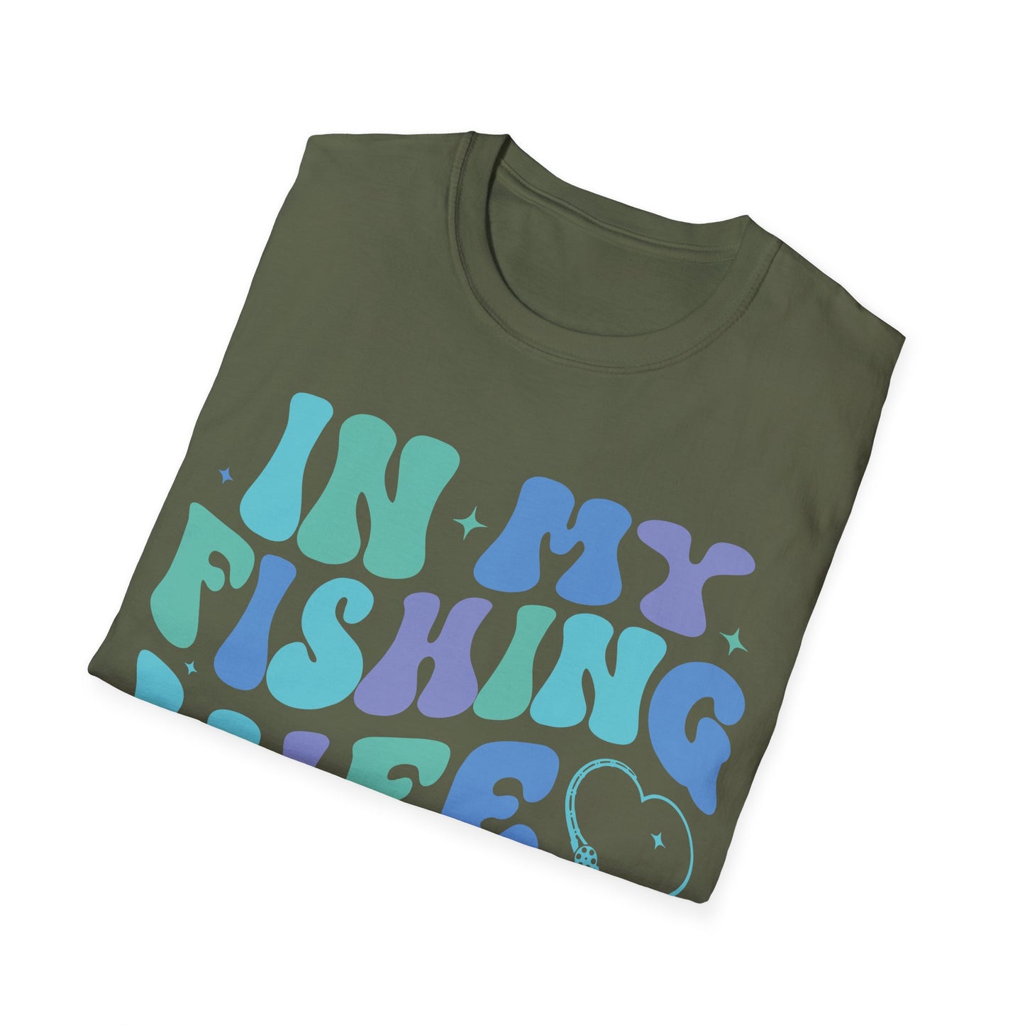 Fishing Wife Era Unisex Softstyle T-Shirt - Fun Graphic Tee for Fishing Lovers
