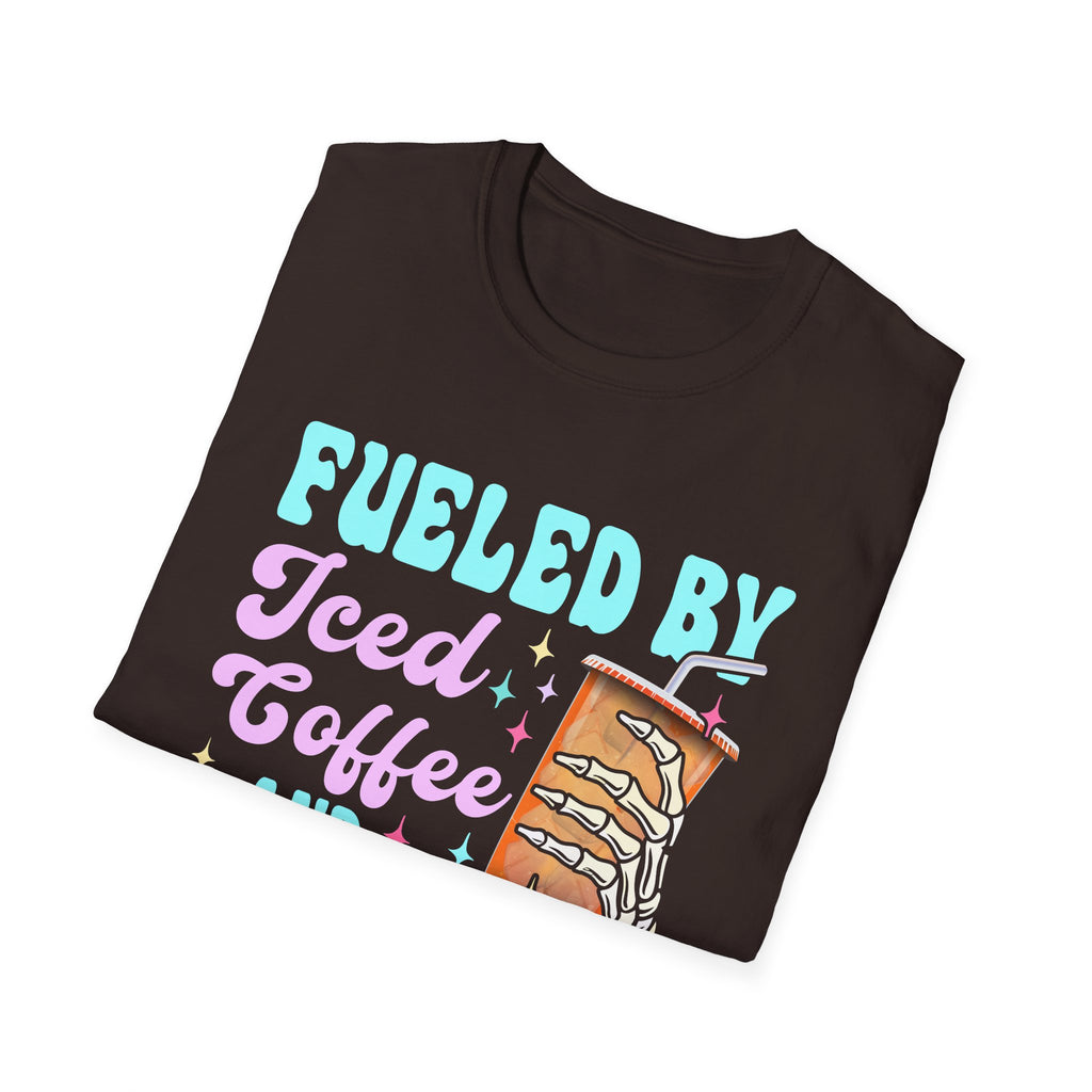 Fueled by Iced Coffee & Anxiety T-Shirt