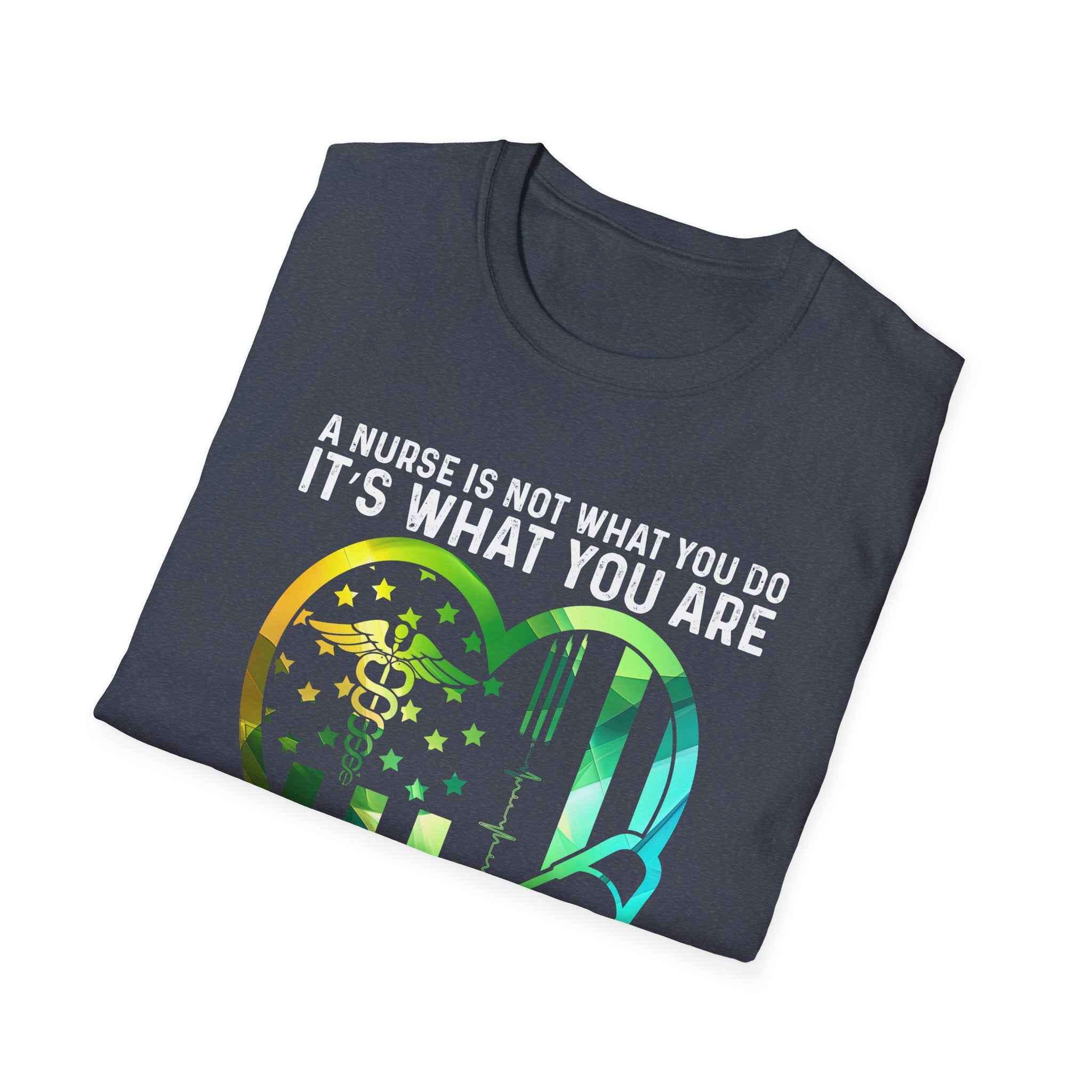 Nurse Pride Heart T-Shirt - It's What I Am - Unisex Softstyle Tee