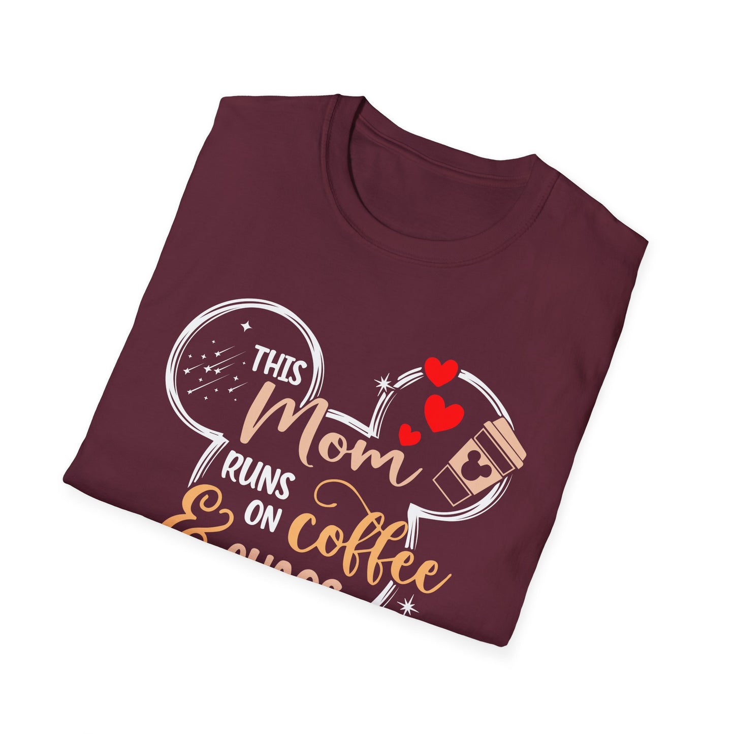 This Mom Runs on Coffee T-Shirt