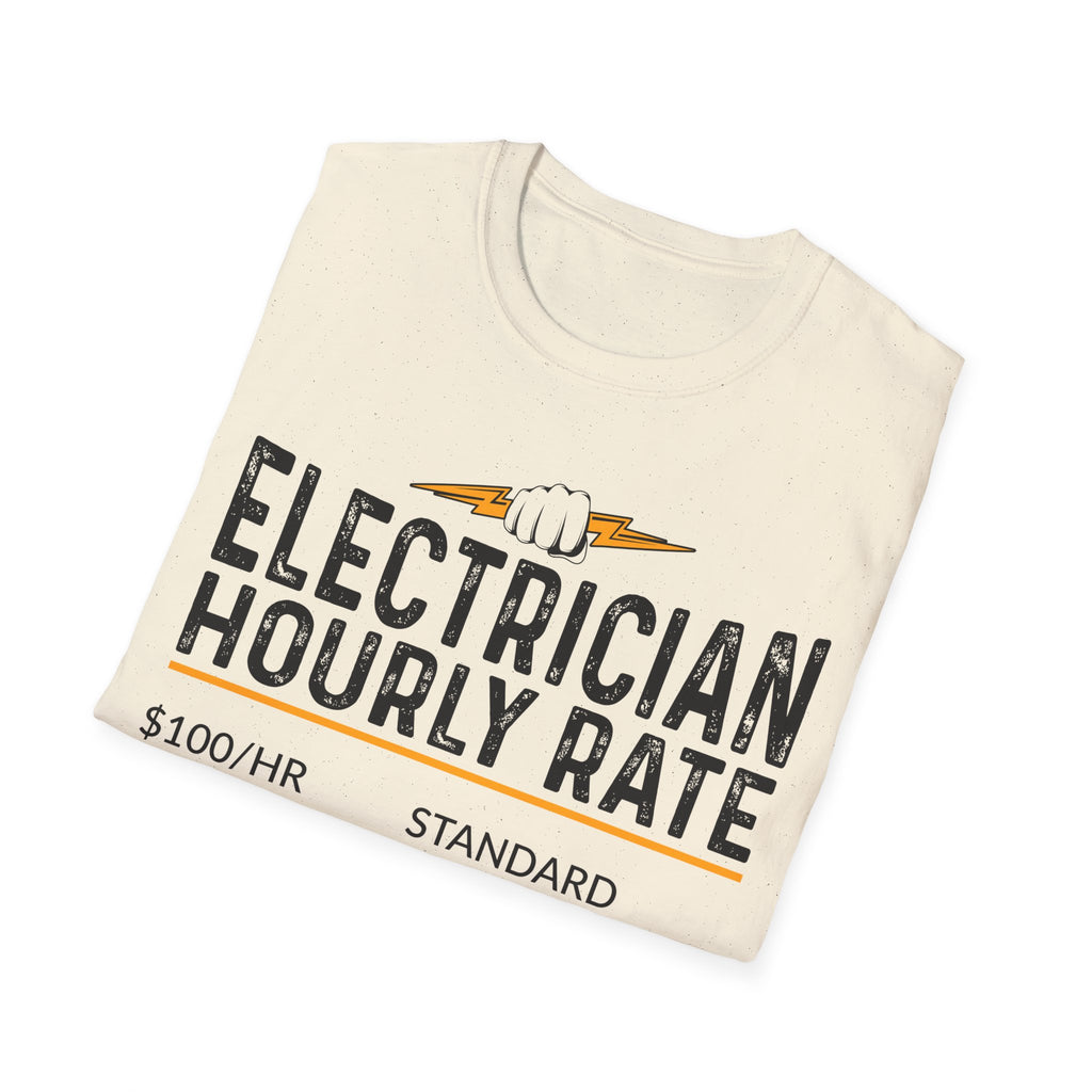 Electrician Hourly Rate Unisex T-Shirt