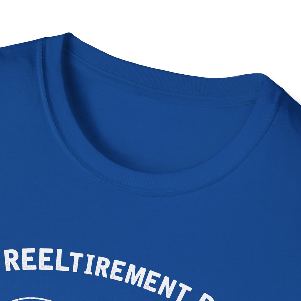 Funny Fishing Unisex Softstyle T-Shirt - My Reel Itirement Plan