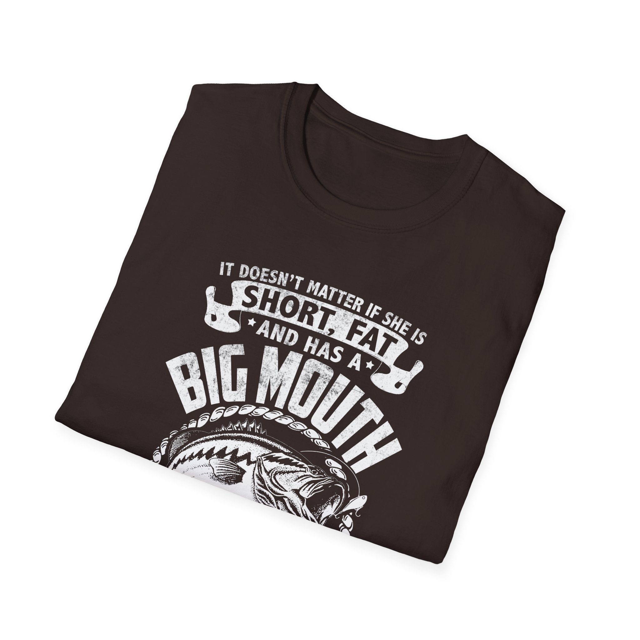 Funny Fishing Quote Unisex Softstyle T-Shirt - Perfect Gift for Anglers