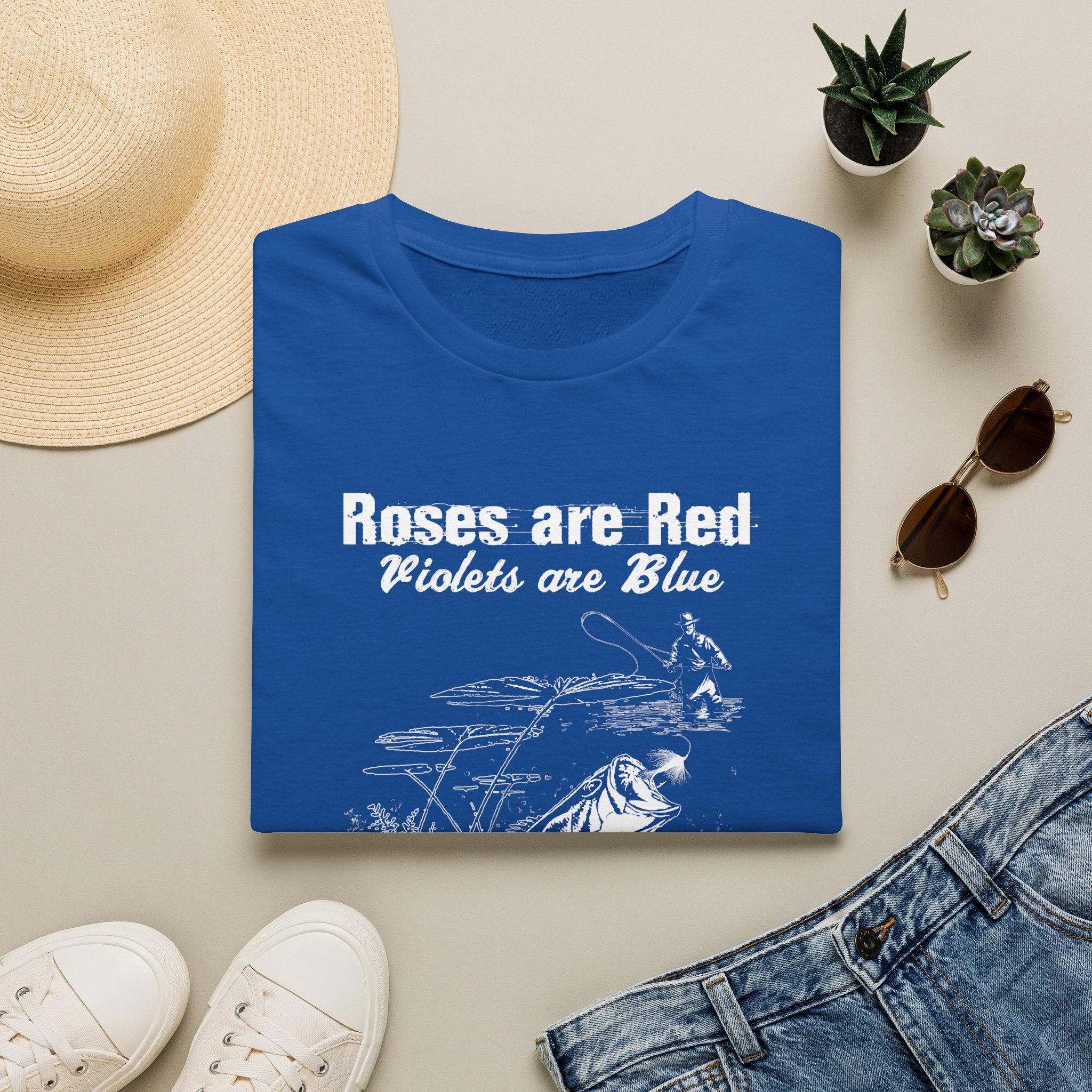 Roses Are Red Violets Are Blue Attention All Fish I'm Coming For You Funny Fishing T-Shirt | Fisherman Gift |