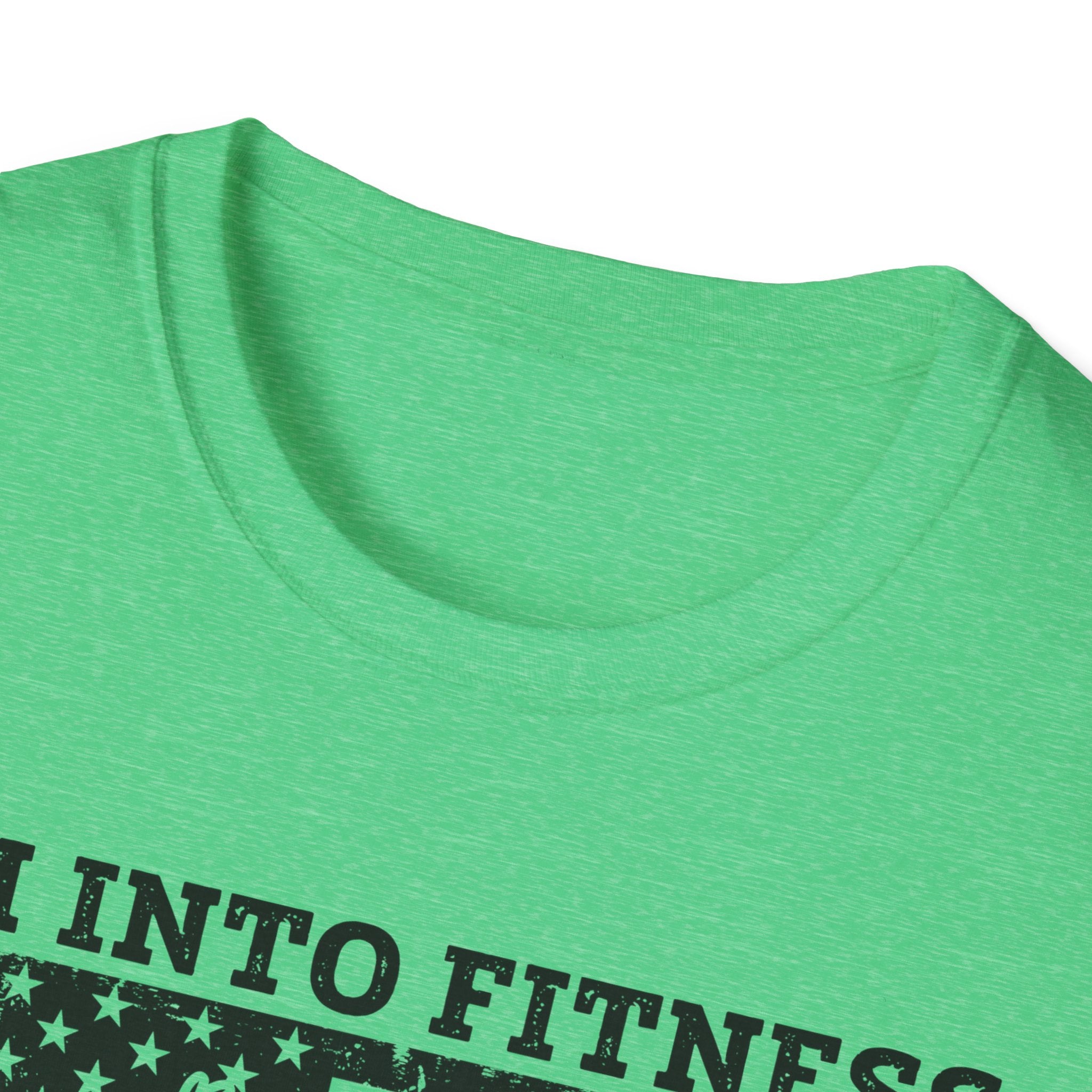 I'm Into Fitness Deer Graphic T-Shirt - Unisex Softstyle Tee for Outdoor Enthusiasts
