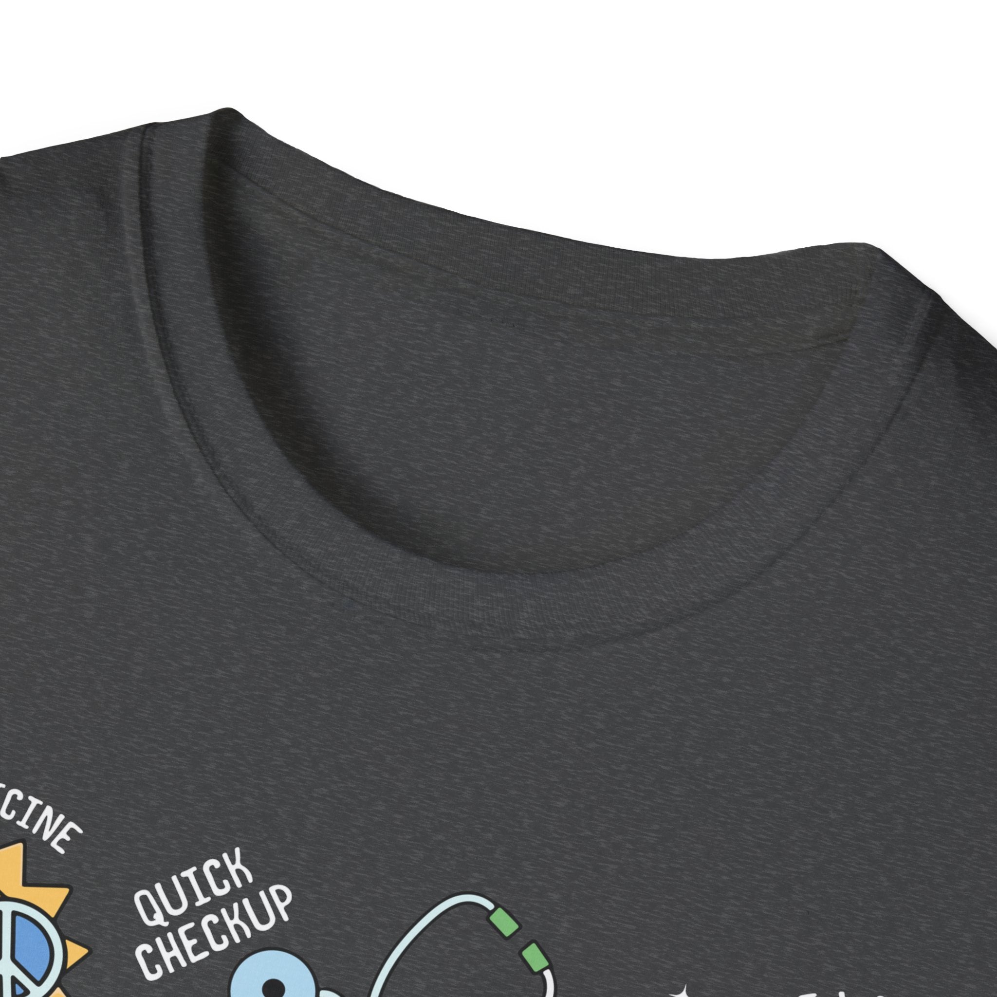 School Nurse Unisex Softstyle T-Shirt - Fun & Colorful Design for Education Professionals