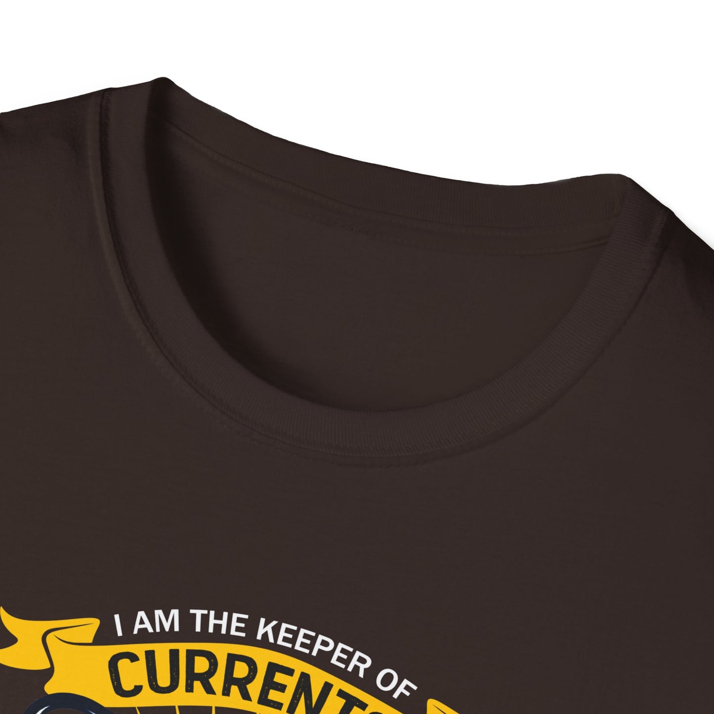 I Am The Keeper of Currents Funny Electrician T Shirt