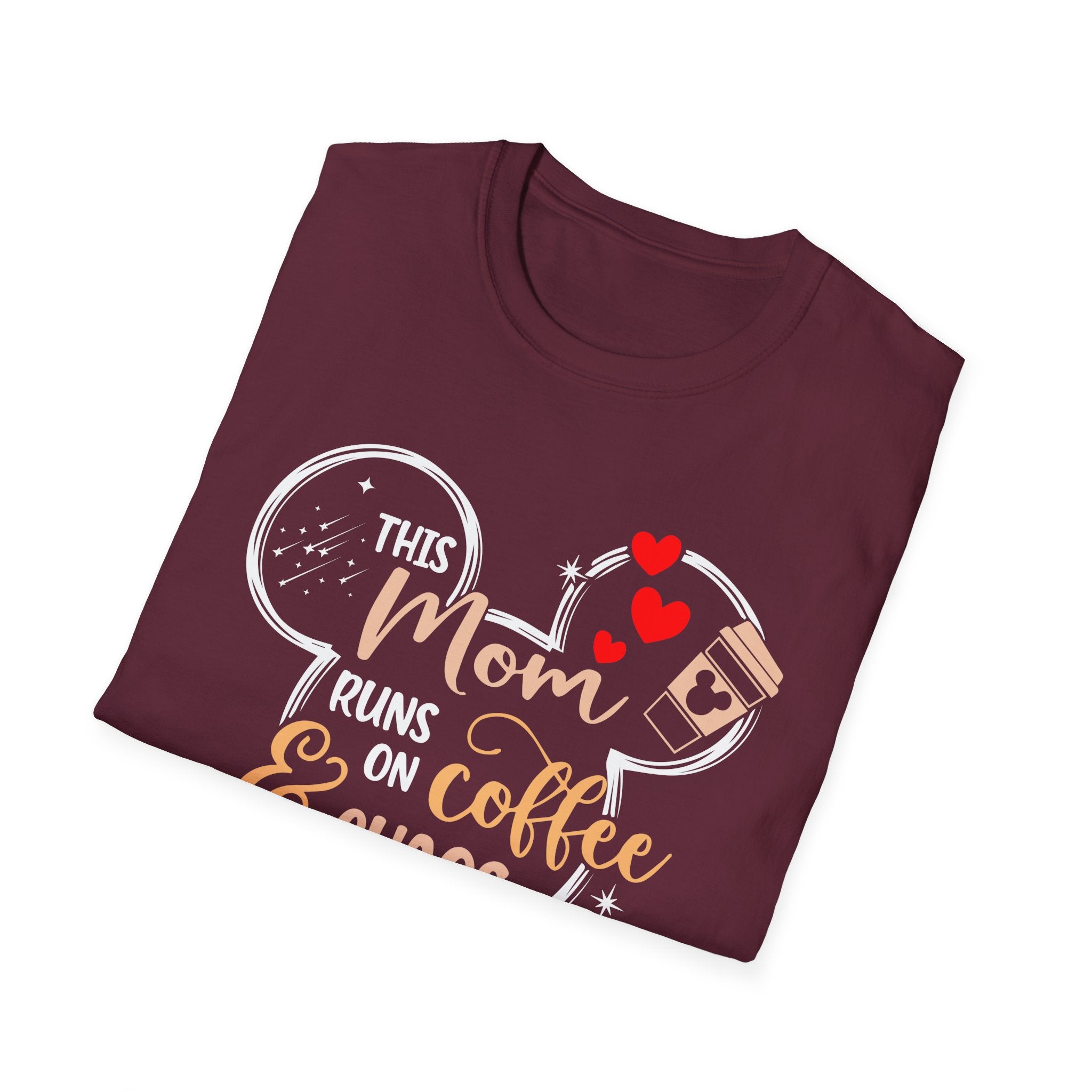 This Mom Runs on Coffee T-Shirt