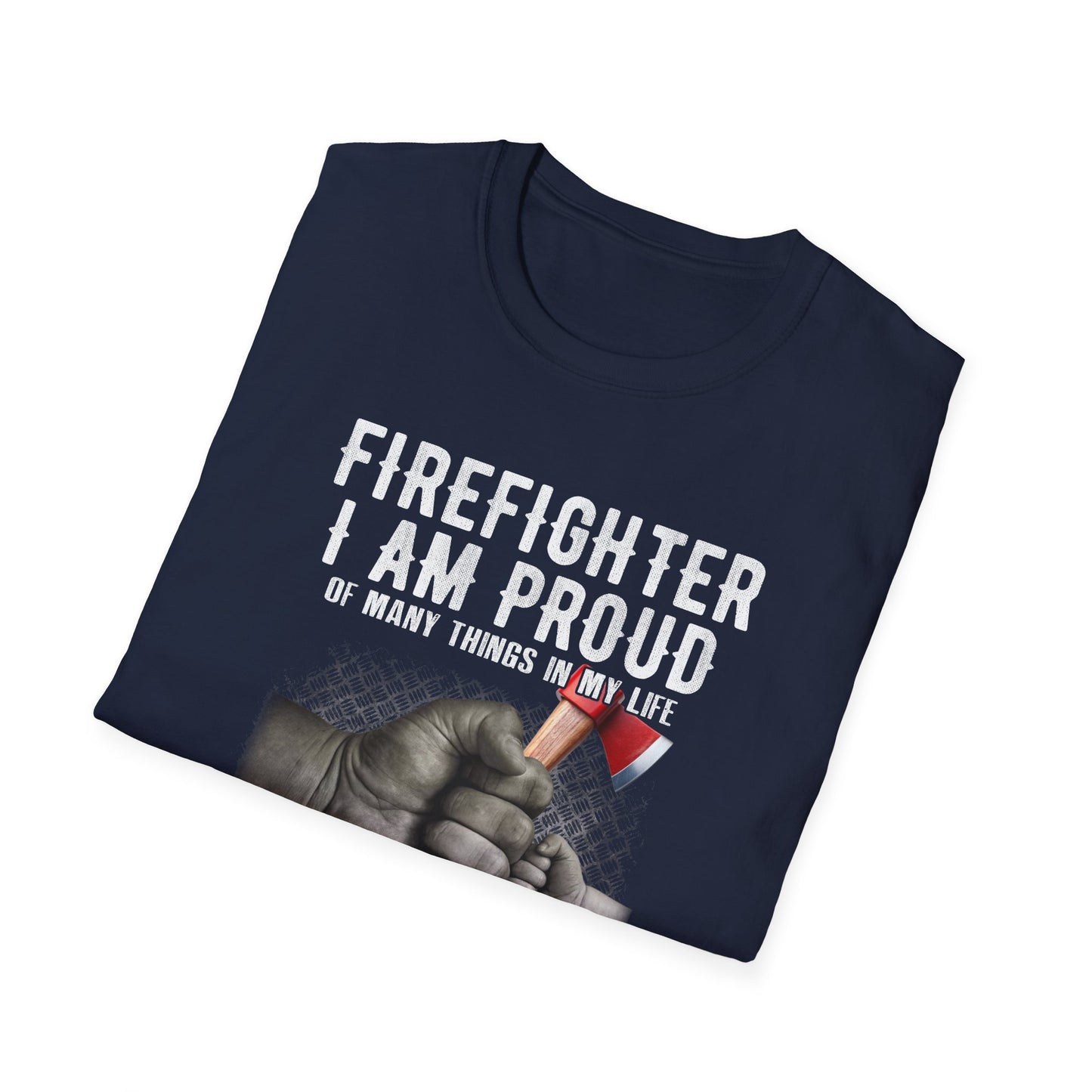Proud Firefighter Grandpa T-Shirt | Perfect Gift for Grandpas | Casual Comfort
