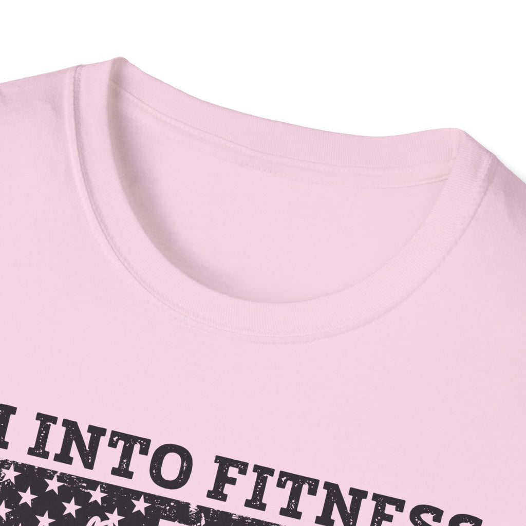 I'm Into Fitness Deer Graphic T-Shirt - Unisex Softstyle Tee for Outdoor Enthusiasts