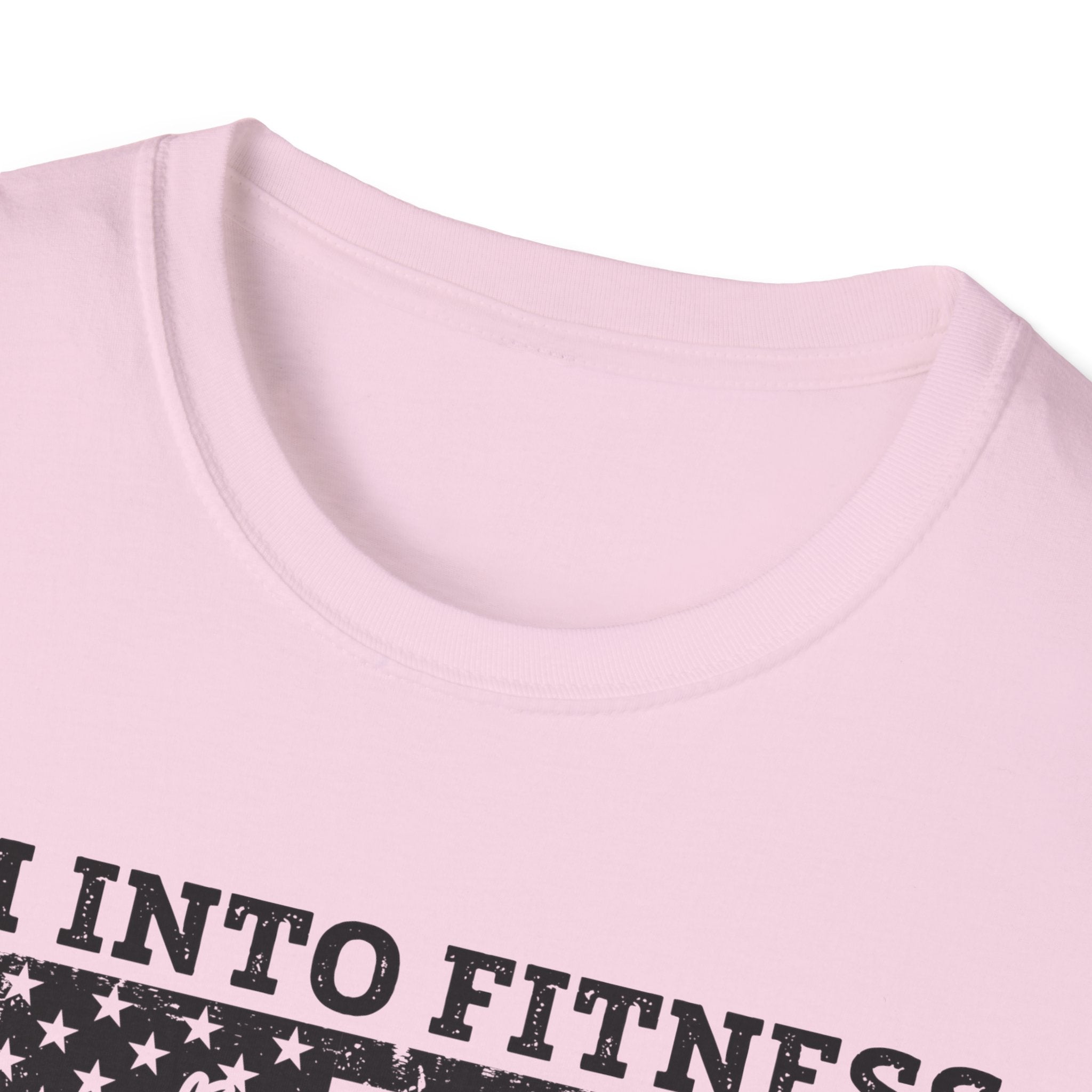 I'm Into Fitness Deer Graphic T-Shirt - Unisex Softstyle Tee for Outdoor Enthusiasts