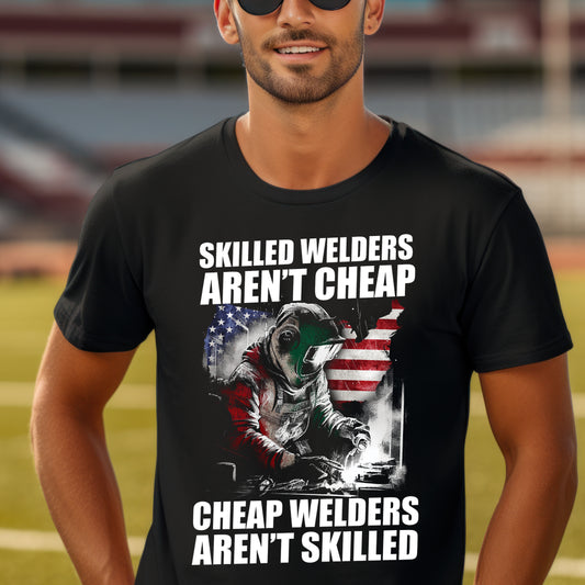 Skilled Welders Humor Unisex T-Shirt - Perfect for Welding Professionals and Craft Lovers