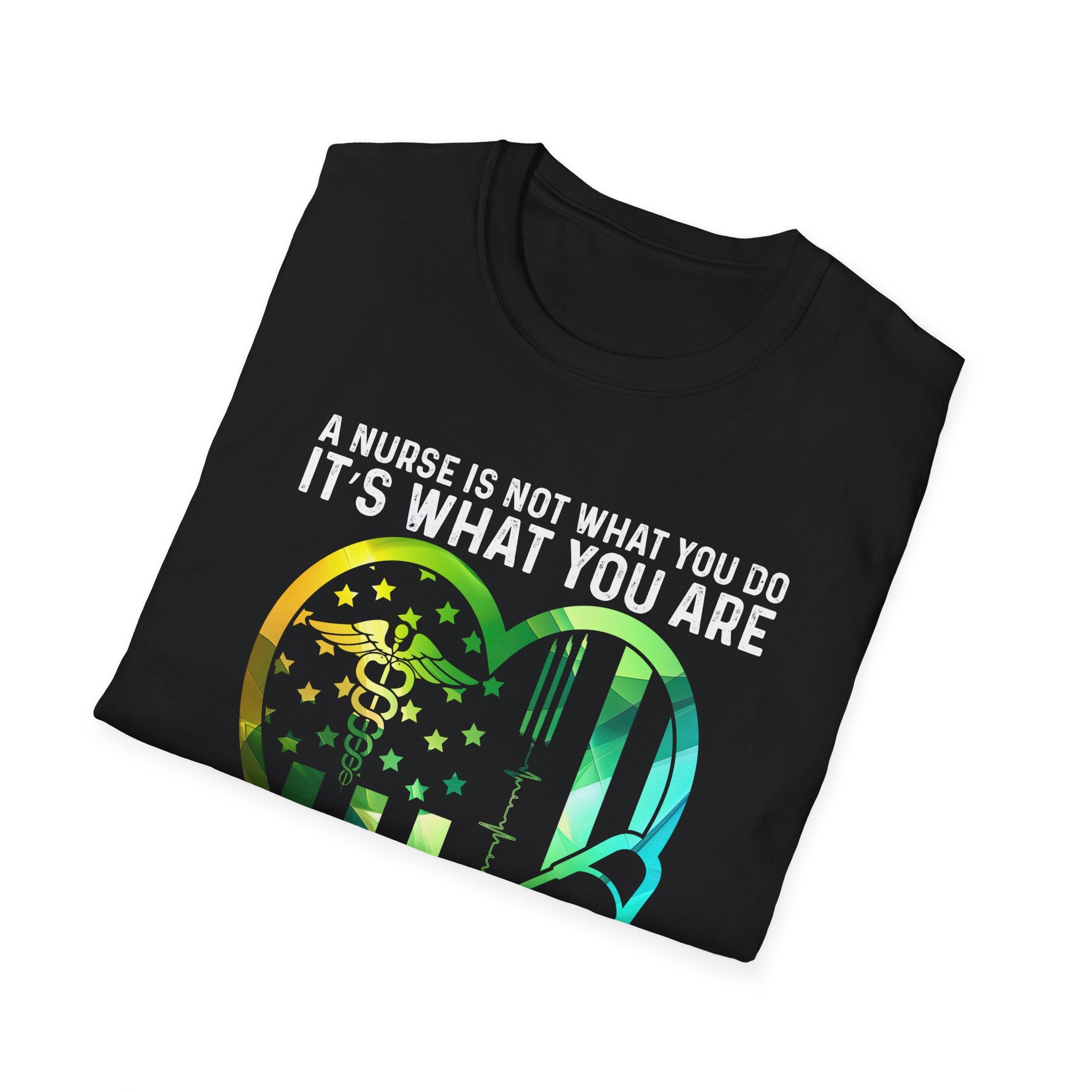 Nurse Pride Heart T-Shirt - It's What I Am - Unisex Softstyle Tee