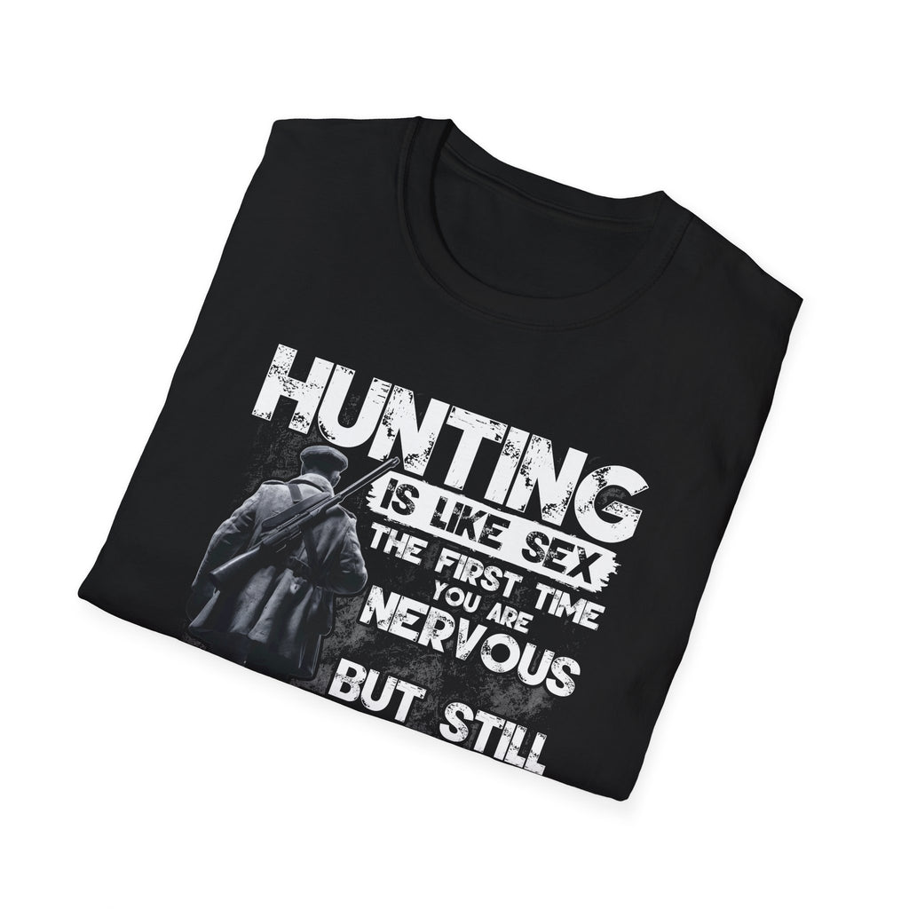 Funny Hunting T-Shirt - 'Hunting is Like- Graphic Tee for Outdoors Enthusiasts