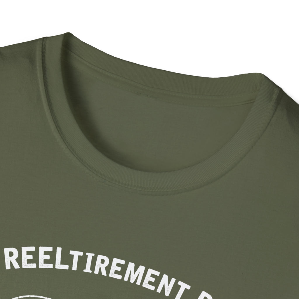 Funny Fishing Unisex Softstyle T-Shirt - My Reel Itirement Plan