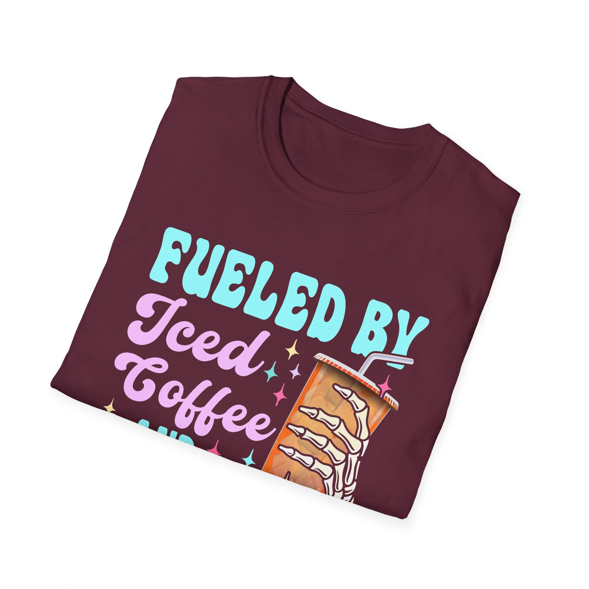 Fueled by Iced Coffee & Anxiety T-Shirt