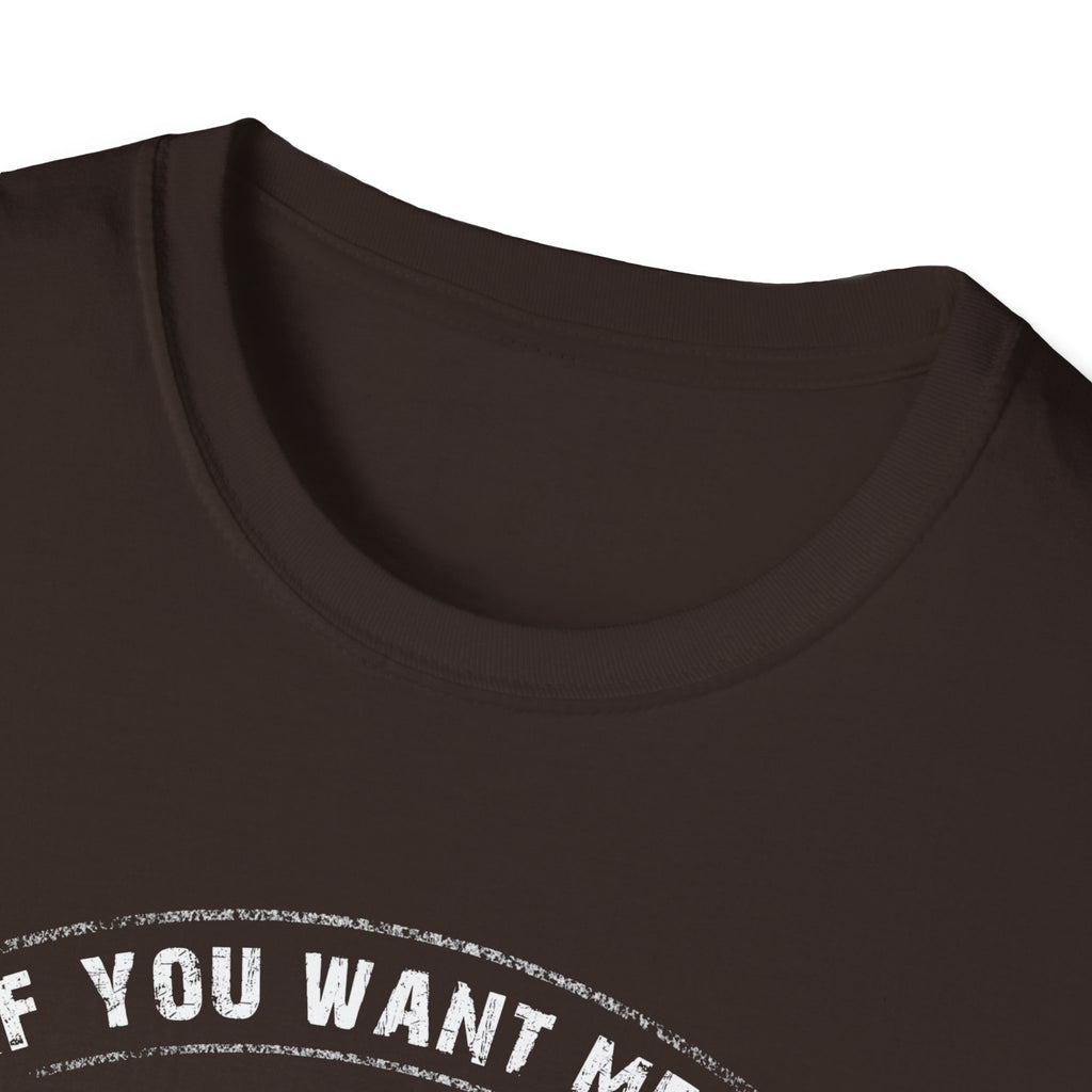 Fishing Enthusiast Unisex Softstyle T-Shirt - 'If You Want Me to Listen to You Talk About Fishing'