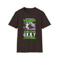 Fishing Humor Unisex Softstyle T-Shirt - "She Said to Whisper Something Sexy"