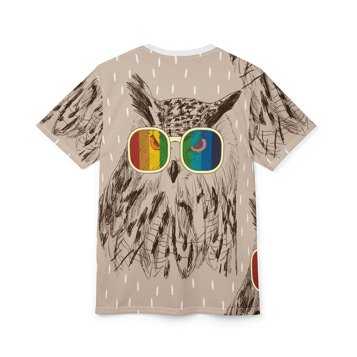 Colorful Owl Graphic Unisex Tee - Perfect for Nature Lovers