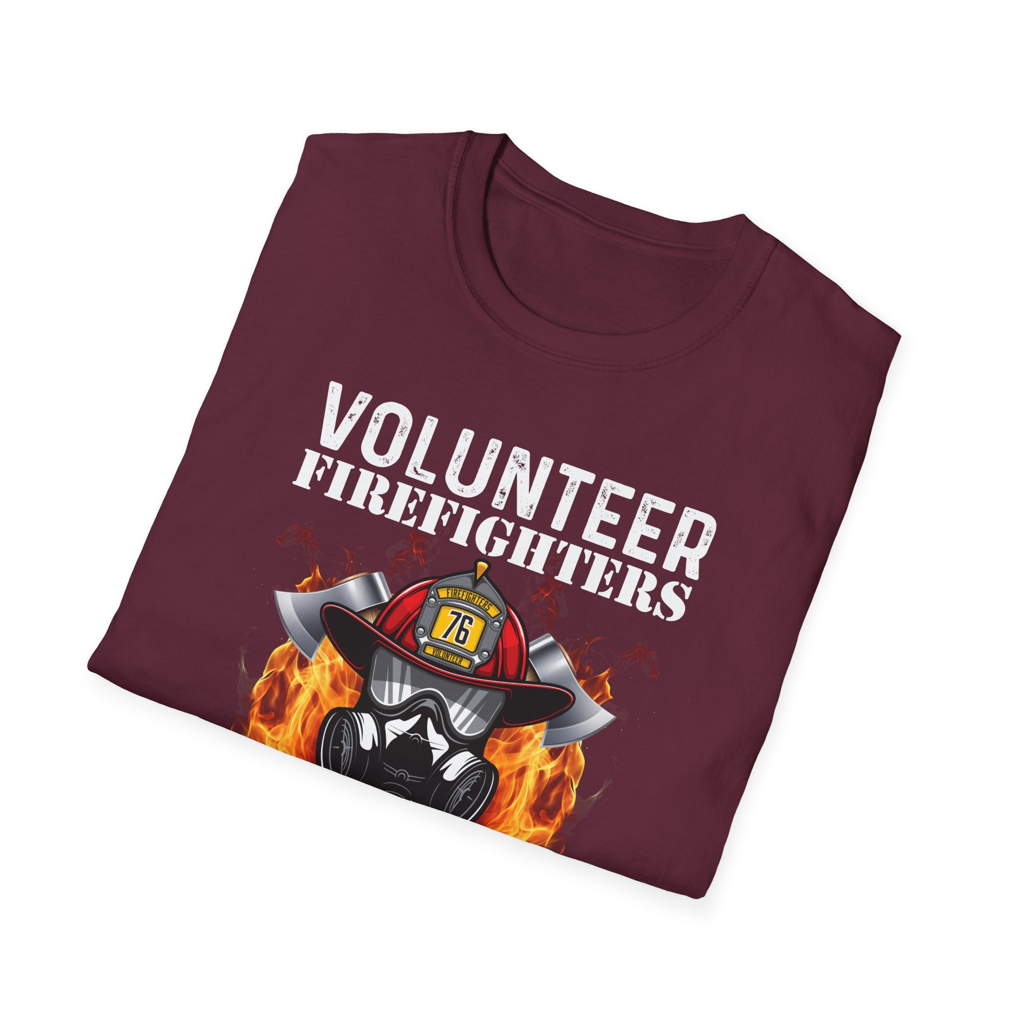 Volunteer Firefighters Graphic T-Shirt | Do It For Free