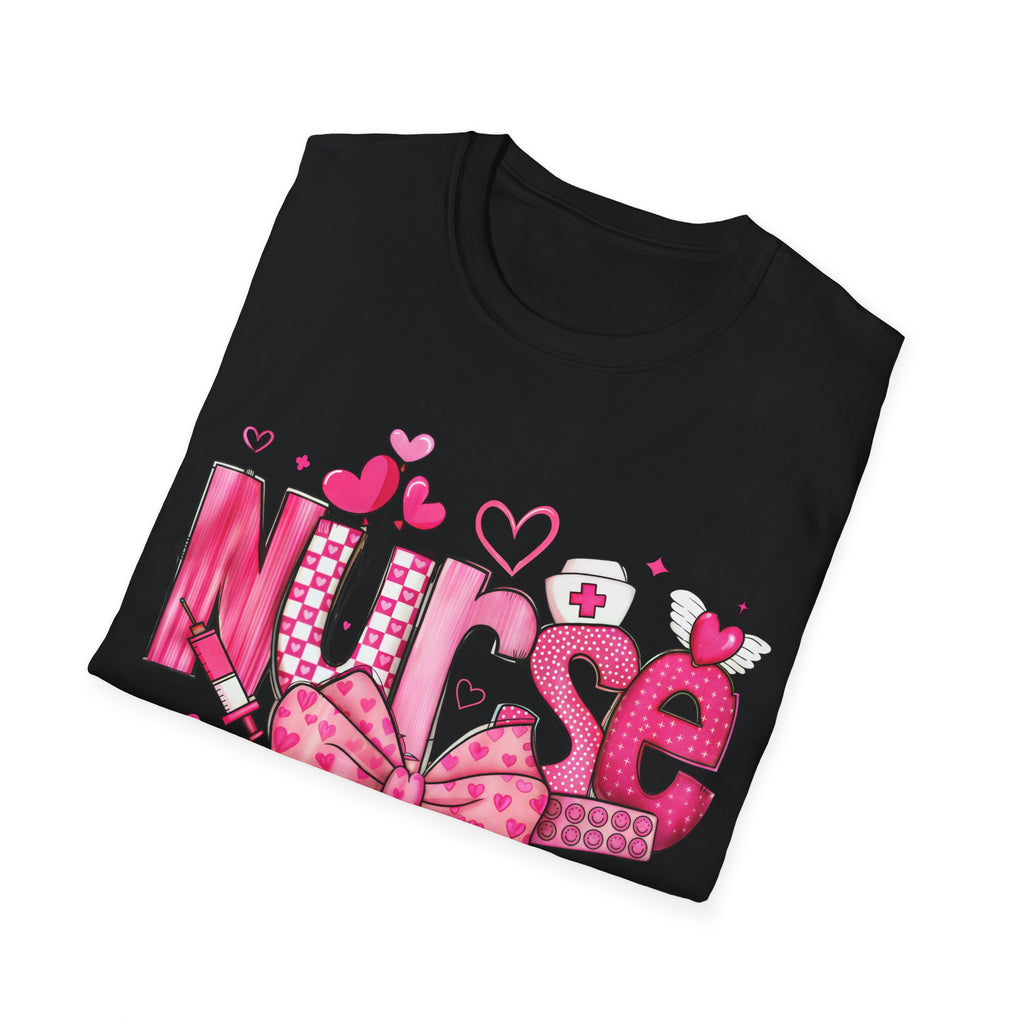 Cute Nurse T-Shirt with Bow Design - Perfect Gift for Healthcare Heroes