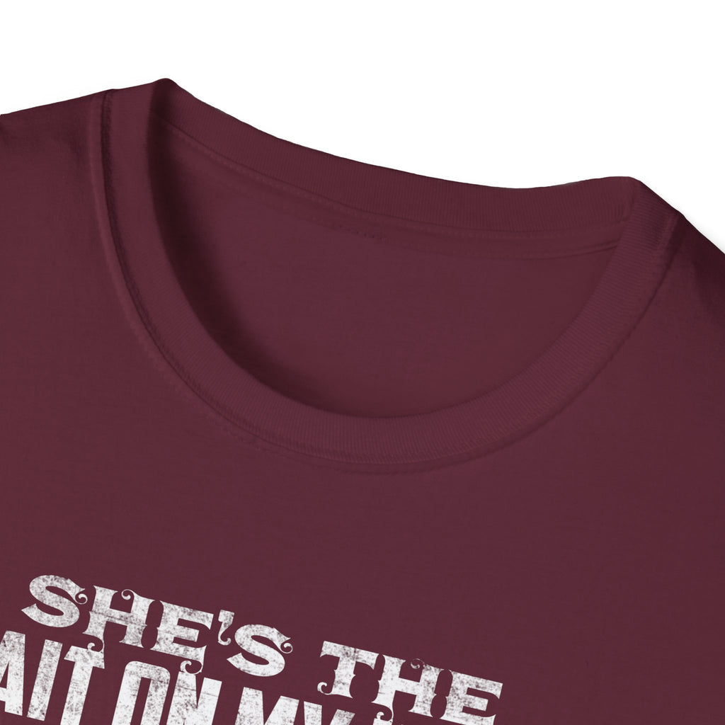 Fishing Wife Unisex Softstyle T-Shirt - "Best Catch of My Life"