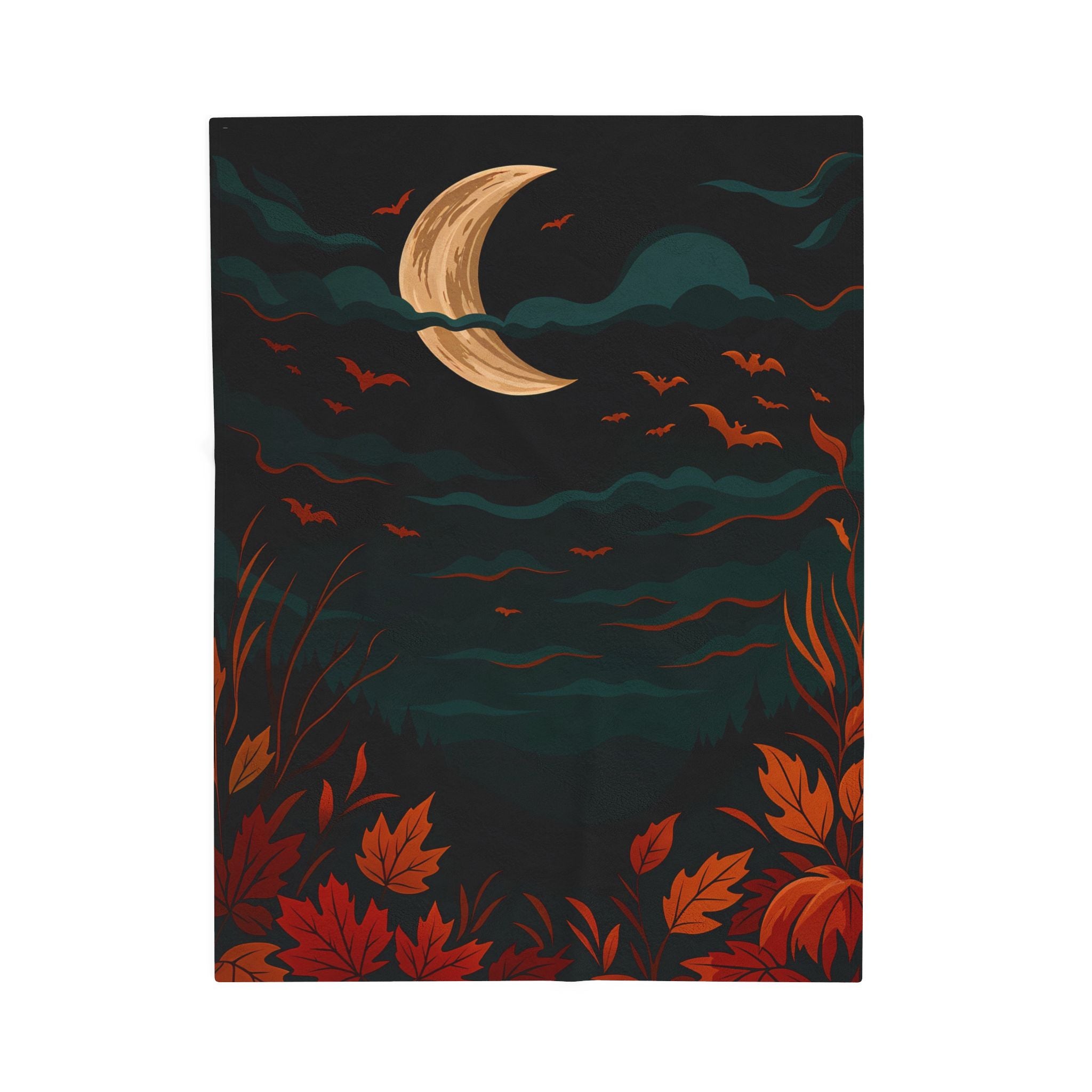 Autumn Nights Velveteen Plush Blanket