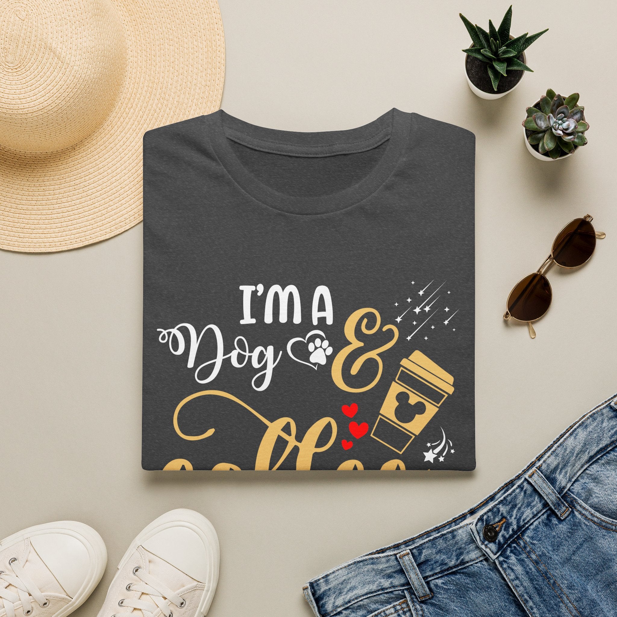 I'm a Dog and Coffee Kind of Girl T-Shirt