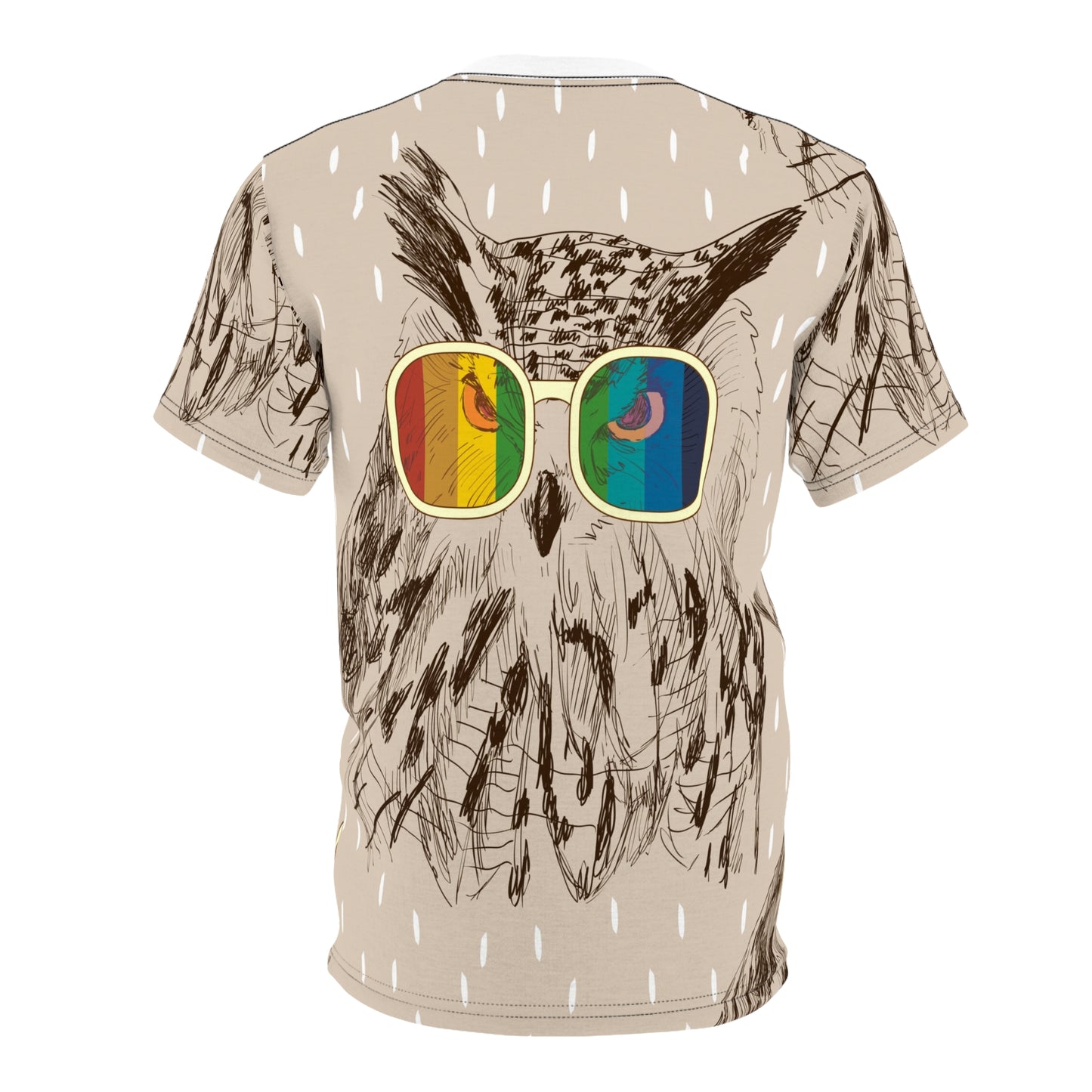 Colorful Owl Graphic Unisex Tee - Perfect for Nature Lovers