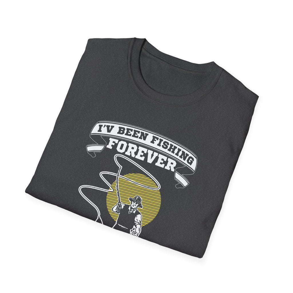 Fishing Humor Unisex T-Shirt - "My Wife is My Greatest Catch"