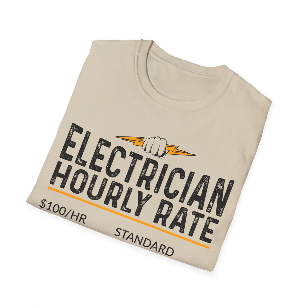 Electrician Hourly Rate Unisex T-Shirt