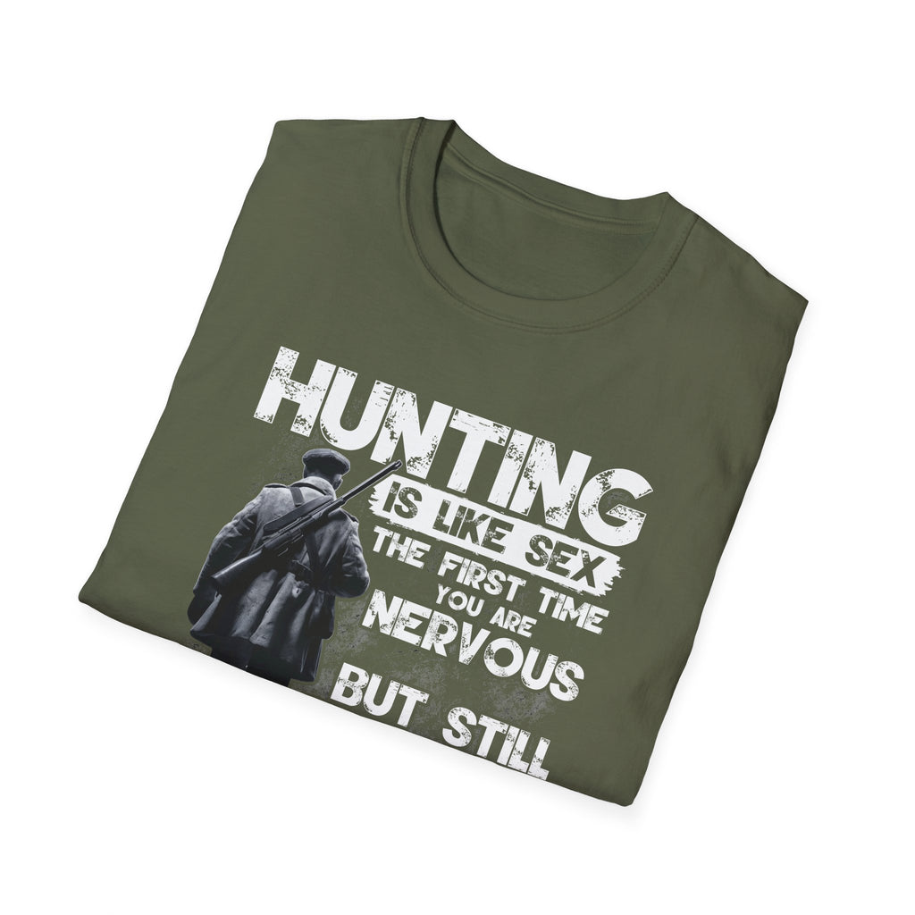 Funny Hunting T-Shirt - 'Hunting is Like- Graphic Tee for Outdoors Enthusiasts