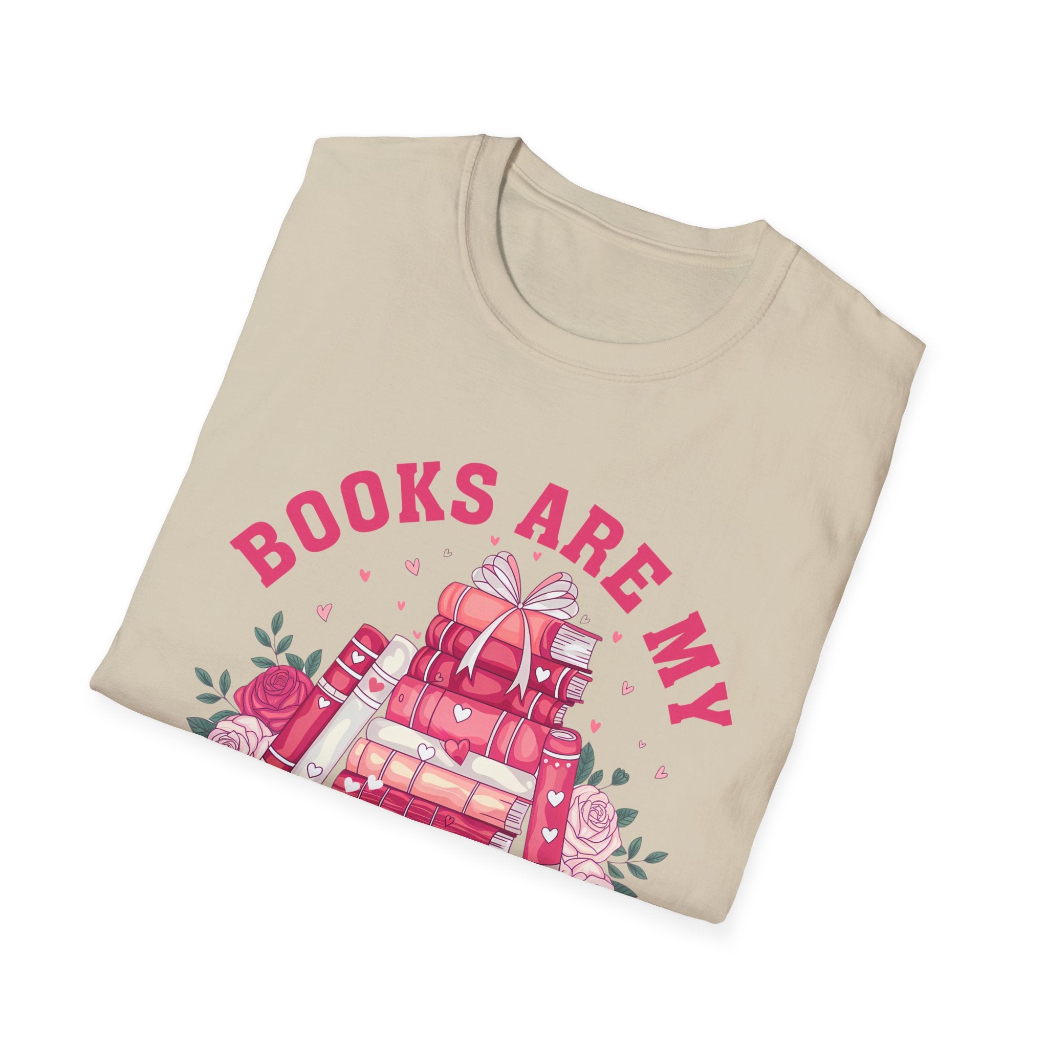 Books Are My Love Language Unisex Softstyle T-Shirt