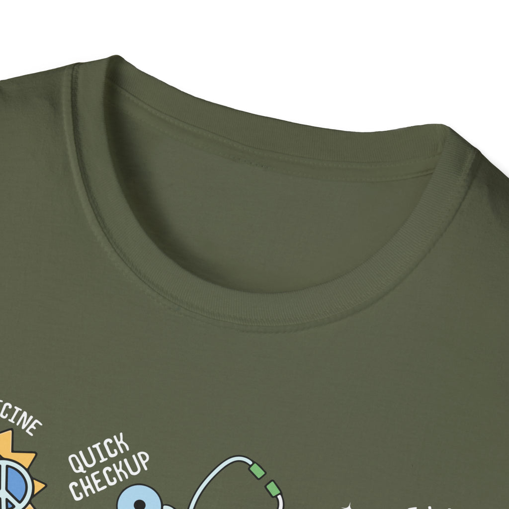 School Nurse Unisex Softstyle T-Shirt - Fun & Colorful Design for Education Professionals