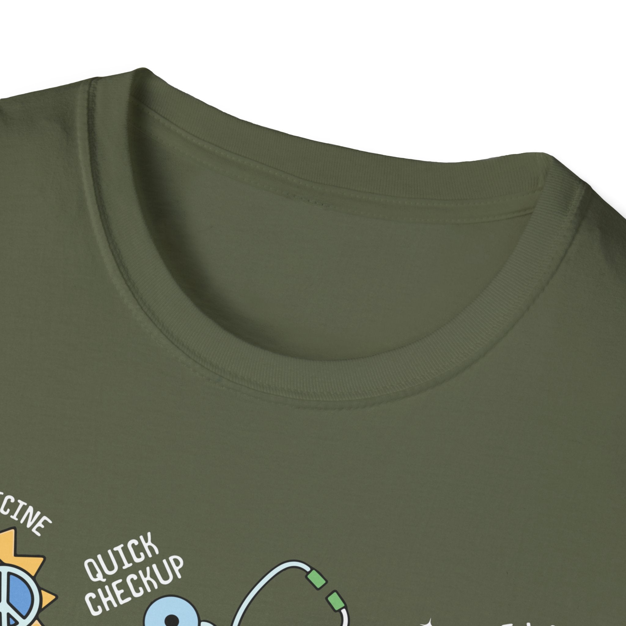 School Nurse Unisex Softstyle T-Shirt - Fun & Colorful Design for Education Professionals