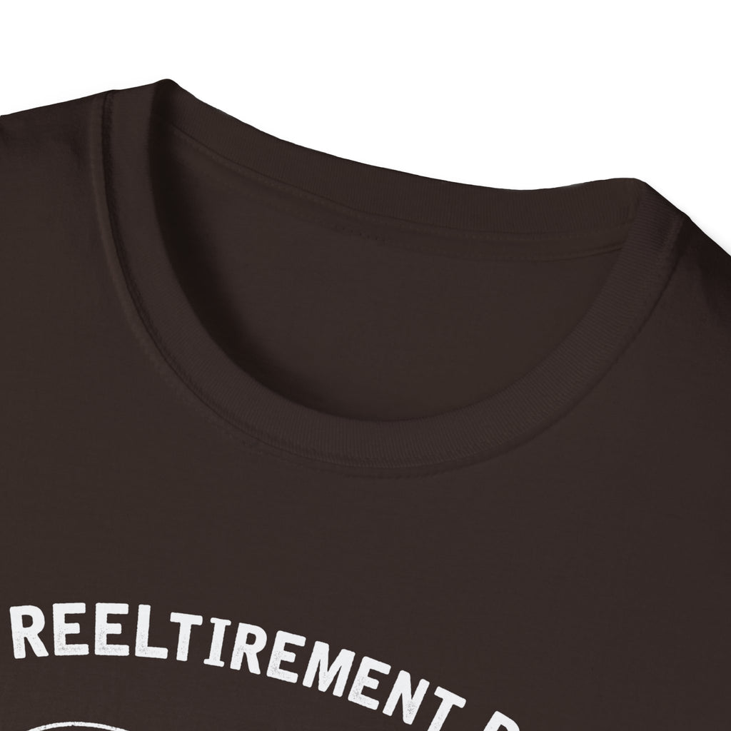 Funny Fishing Unisex Softstyle T-Shirt - My Reel Itirement Plan