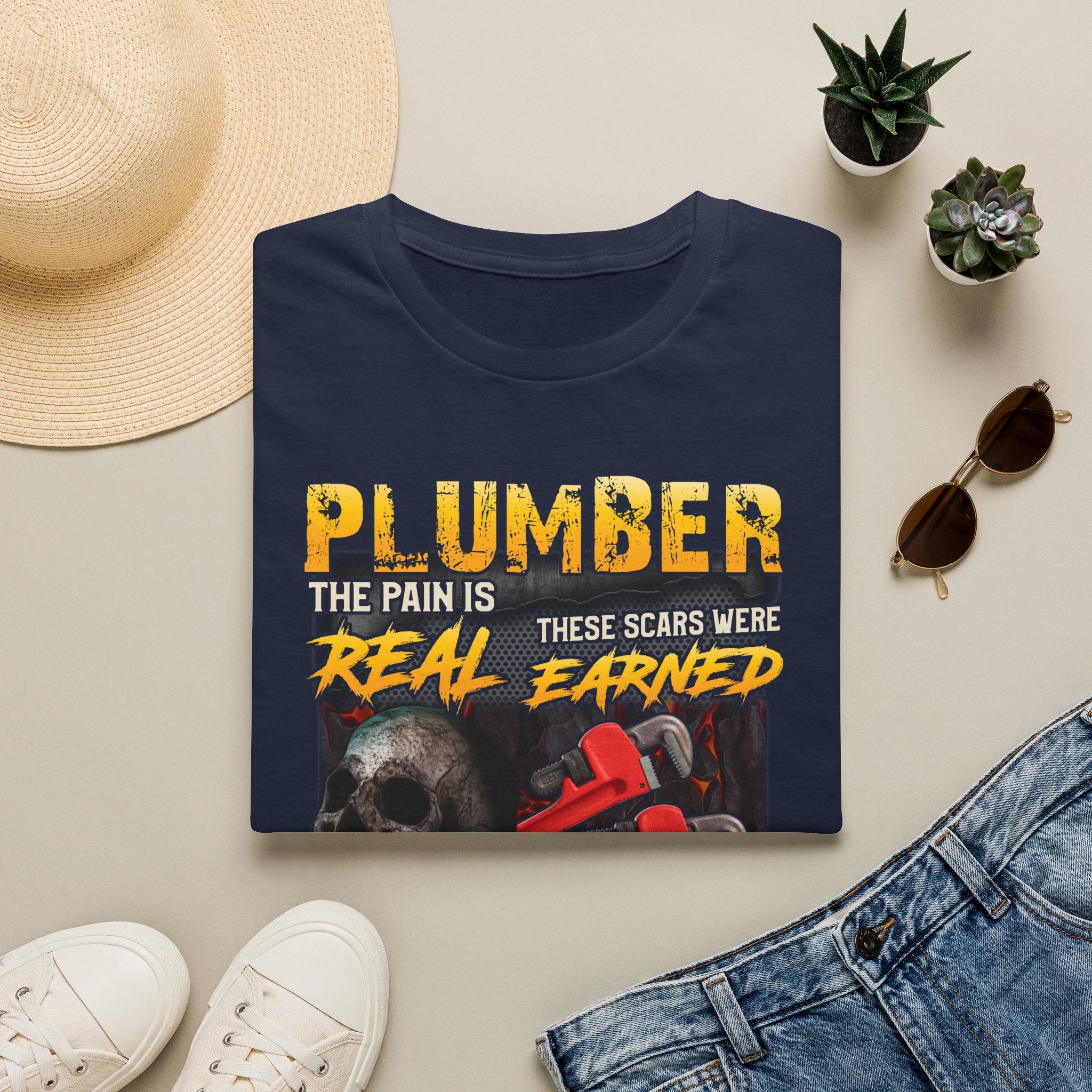 Plumber Pride T-Shirt - Real Scars Earned Apparel