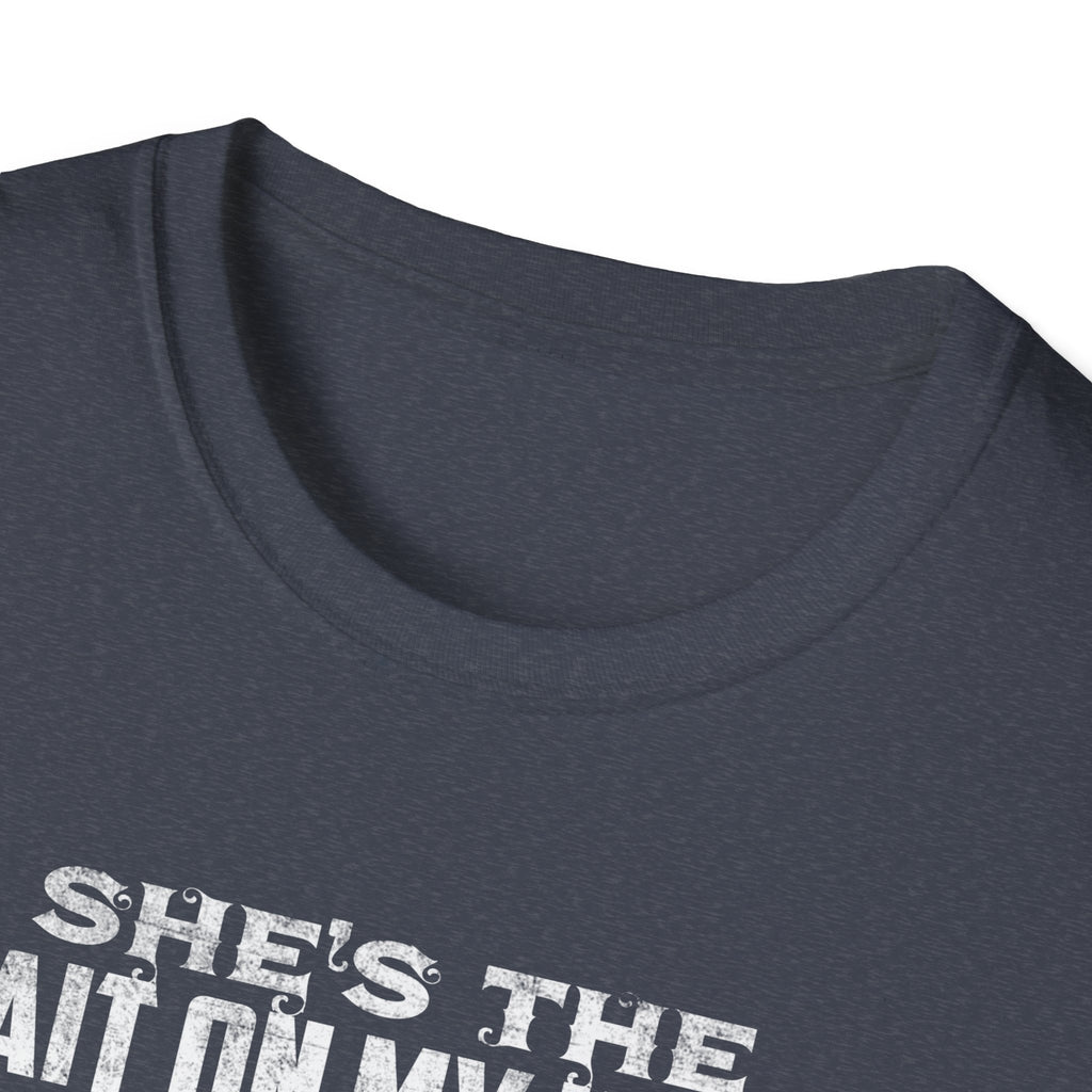 Fishing Wife Unisex Softstyle T-Shirt - "Best Catch of My Life"