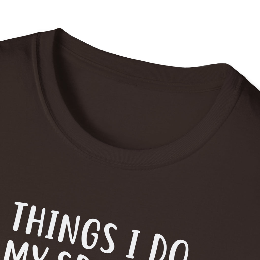 Fishing Enthusiast T-Shirt - "Things I Do in My Spare Time"