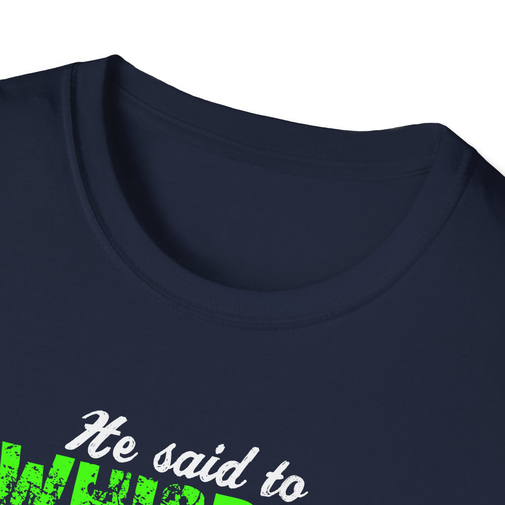 Let's Go Fishing Unisex Softstyle T-Shirt - Perfect Gift for Fishing Enthusiasts