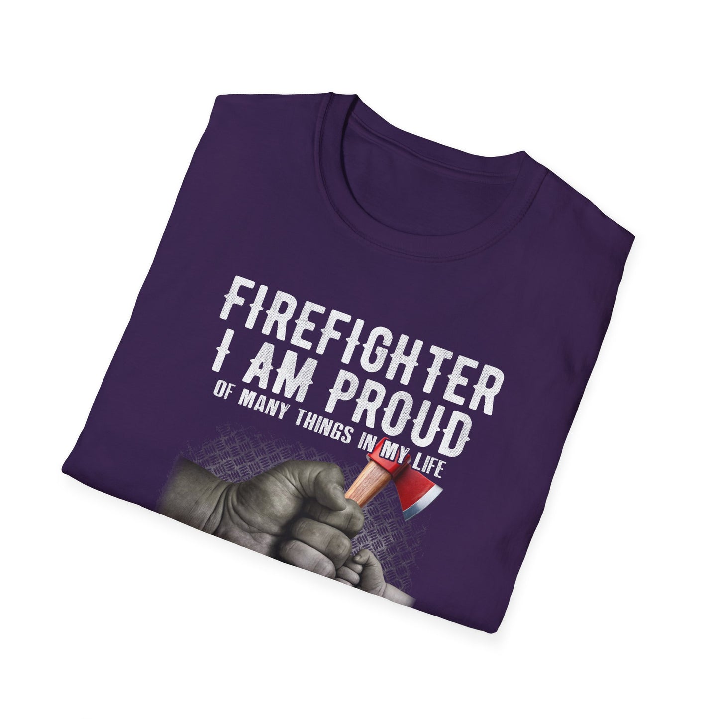 Proud Firefighter Grandpa T-Shirt | Perfect Gift for Grandpas | Casual Comfort