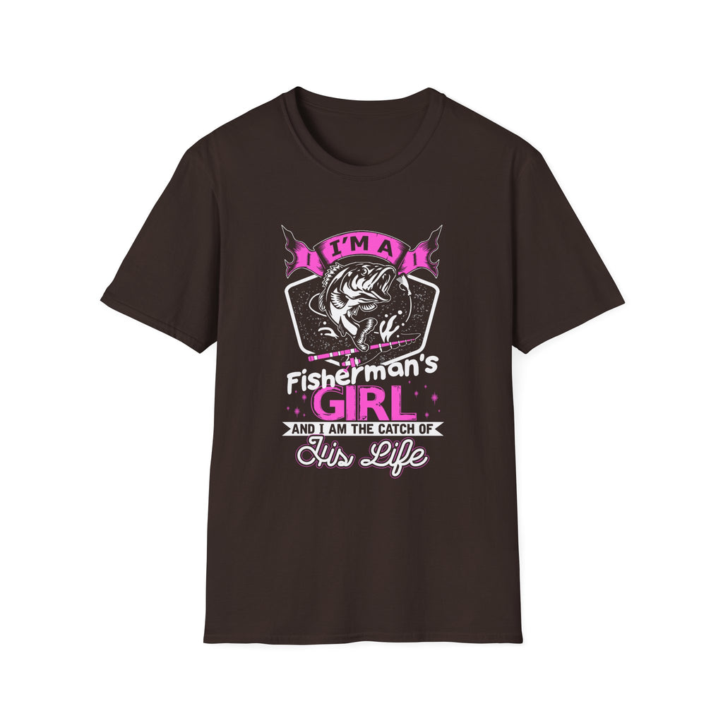 Fisherman's Girl Unisex Softstyle T-Shirt - Perfect Gift for Fishing Enthusiasts