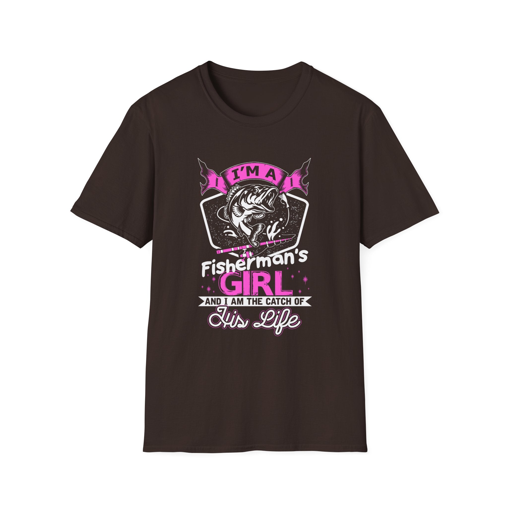 Fisherman's Girl Unisex Softstyle T-Shirt - Perfect Gift for Fishing Enthusiasts