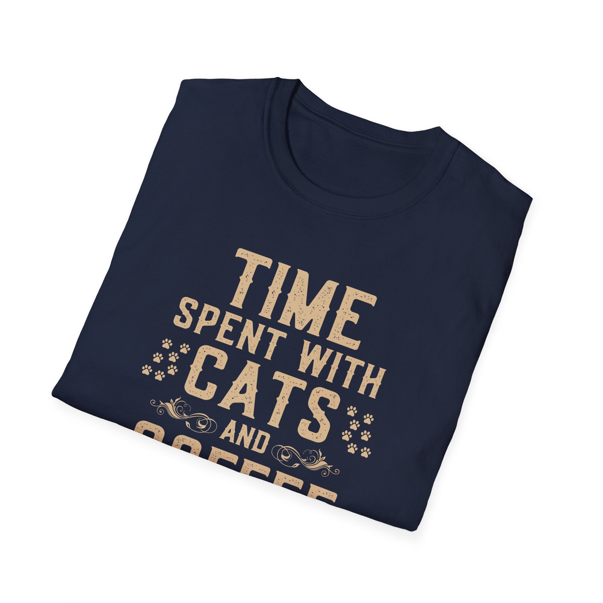 Time Spent with Cats and Coffee Is Never Enough T-Shirt