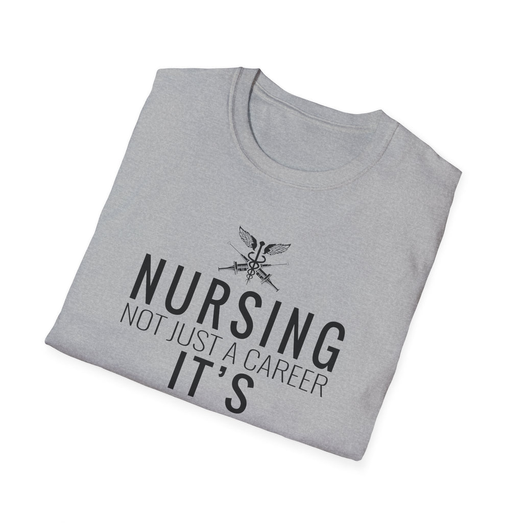 Nursing Calling Unisex Softstyle T-Shirt | Inspirational Tee for Healthcare Heroes