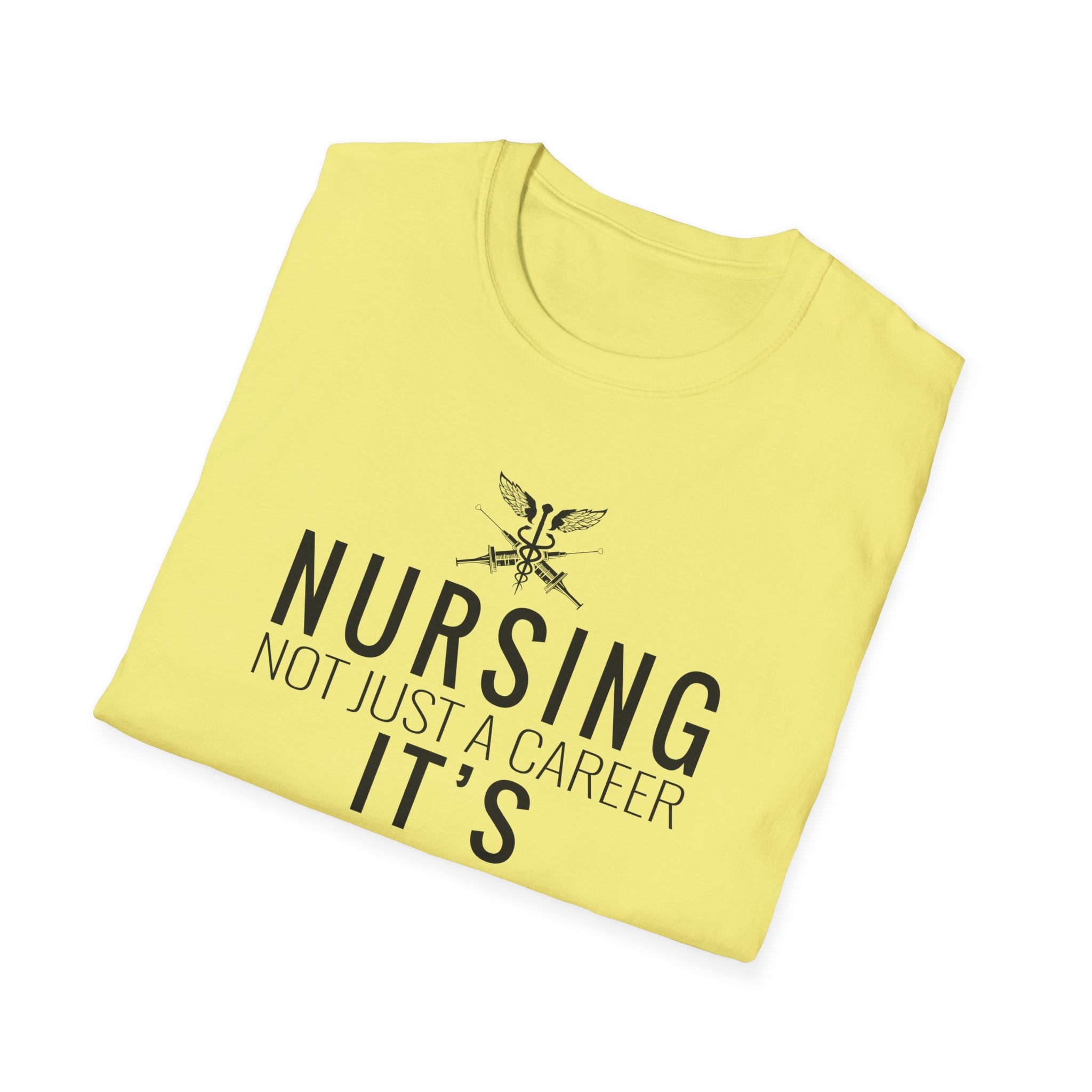 Nursing Calling Unisex Softstyle T-Shirt | Inspirational Tee for Healthcare Heroes