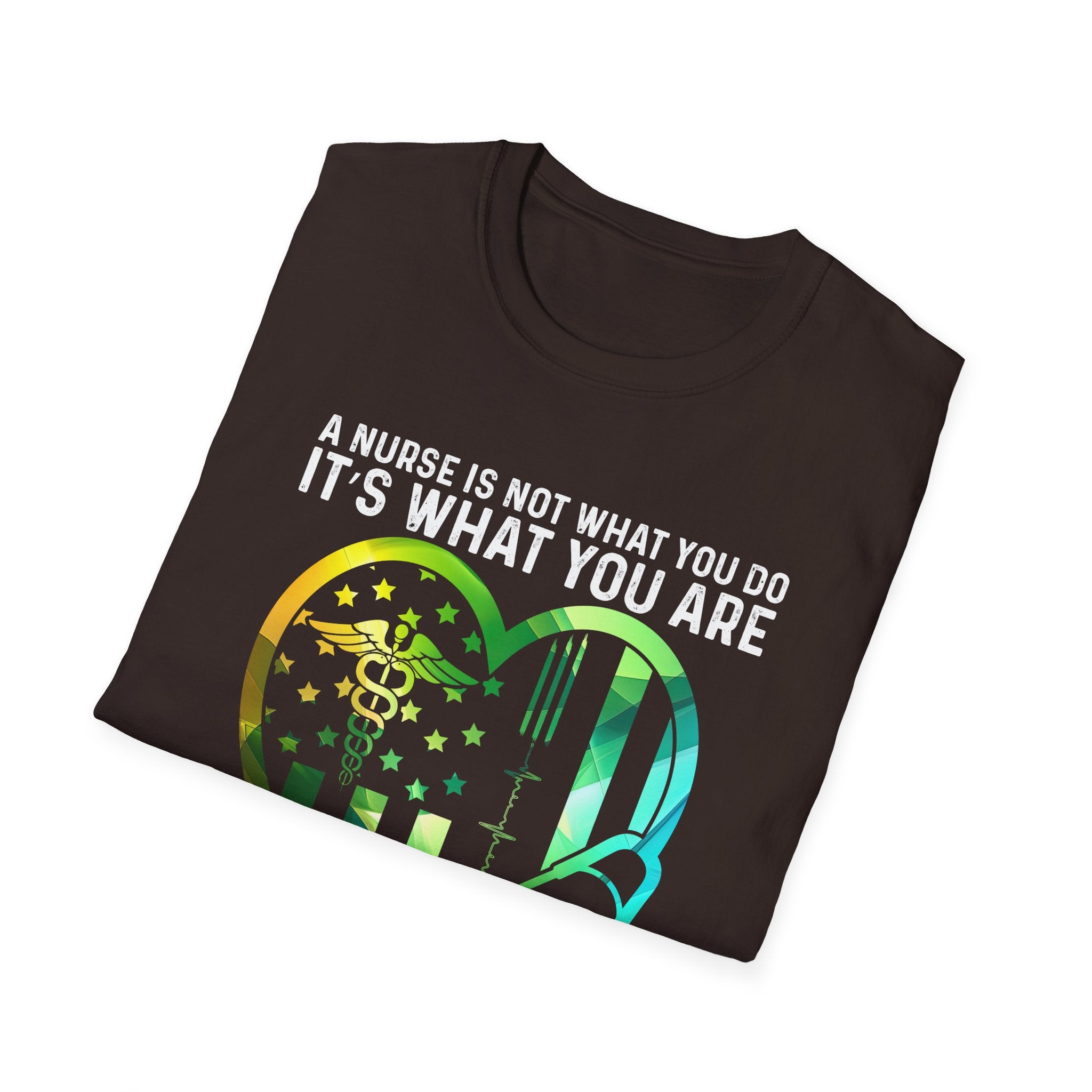 Nurse Pride Heart T-Shirt - It's What I Am - Unisex Softstyle Tee