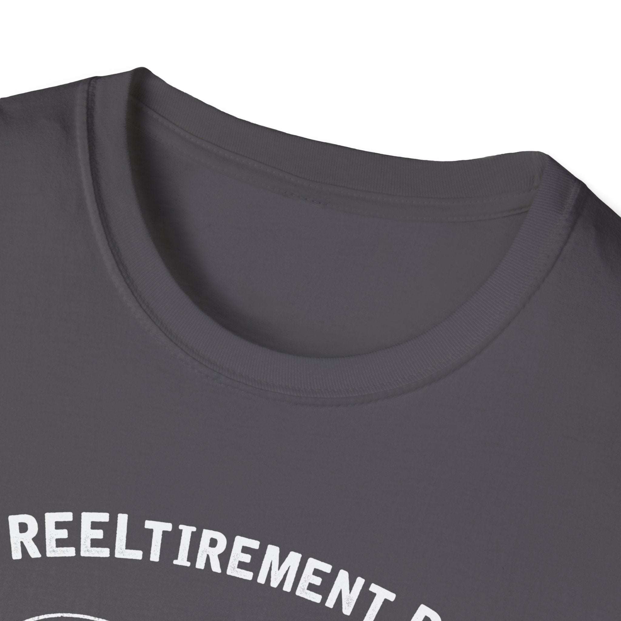 Funny Fishing Unisex Softstyle T-Shirt - My Reel Itirement Plan
