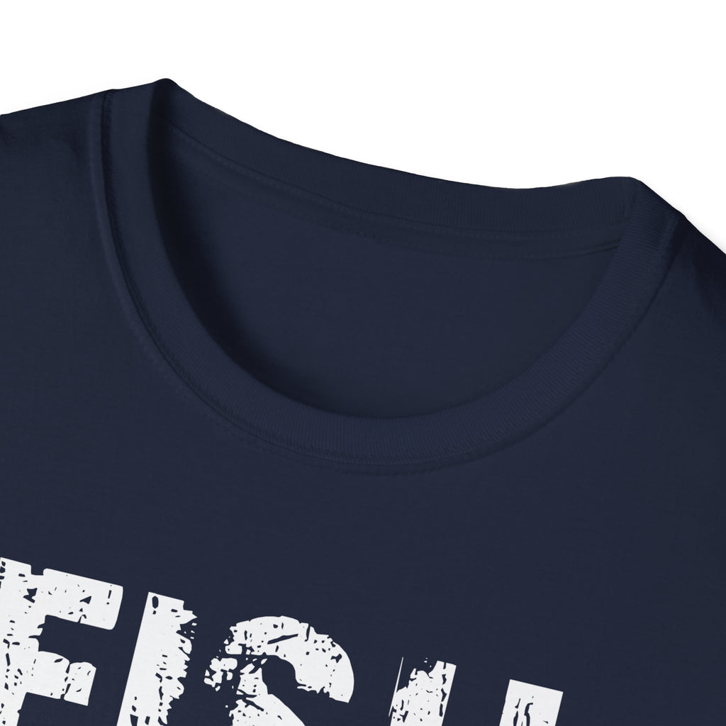 Fish Like a Pirate Unisex Softstyle T-Shirt - Perfect for Fishing Enthusiasts!
