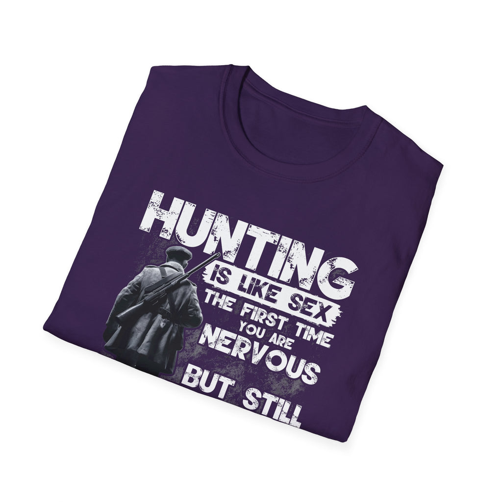 Funny Hunting T-Shirt - 'Hunting is Like- Graphic Tee for Outdoors Enthusiasts